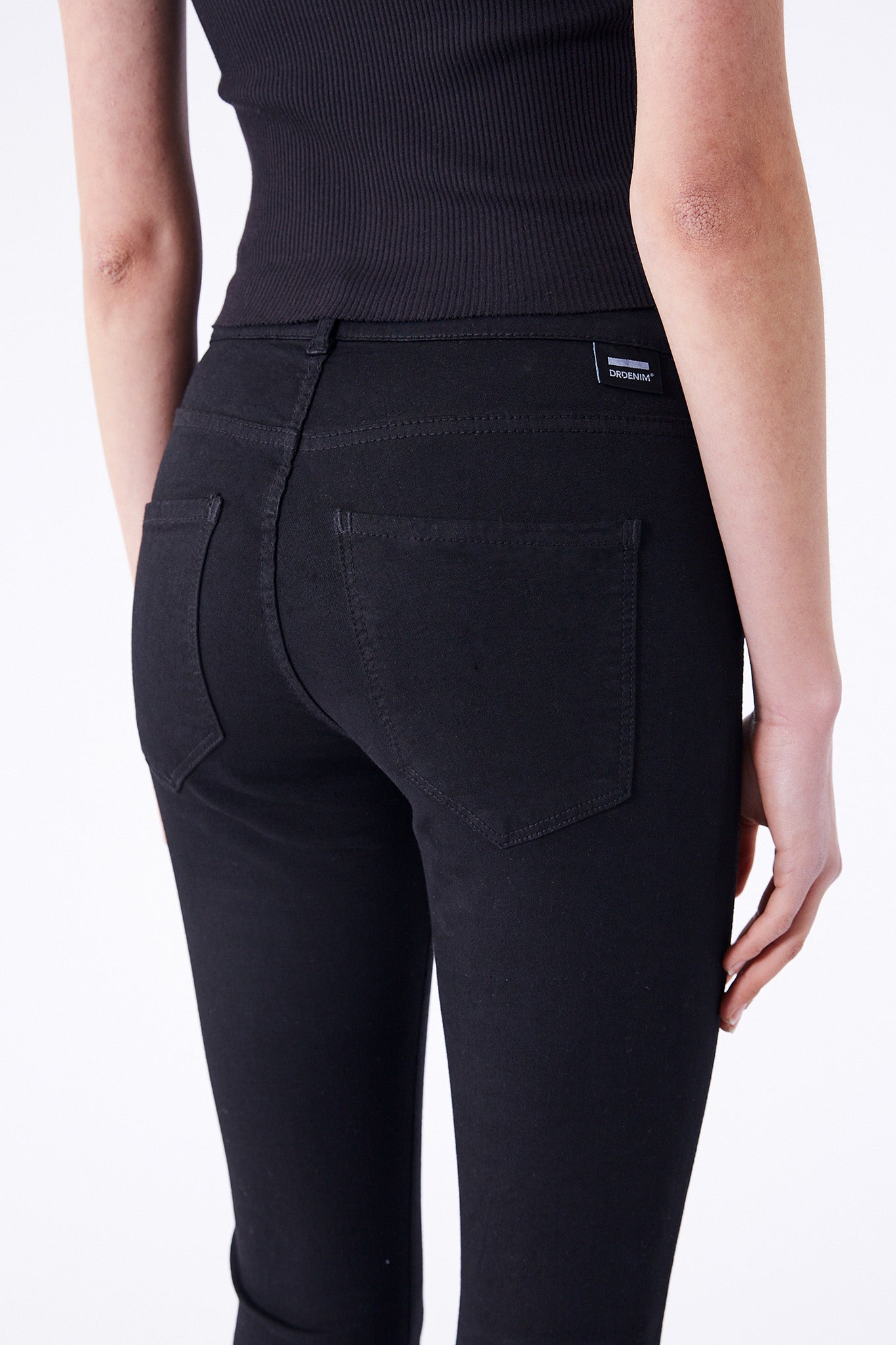 DR DENIM Macy Jeans Black by Selfie Leslie Australia