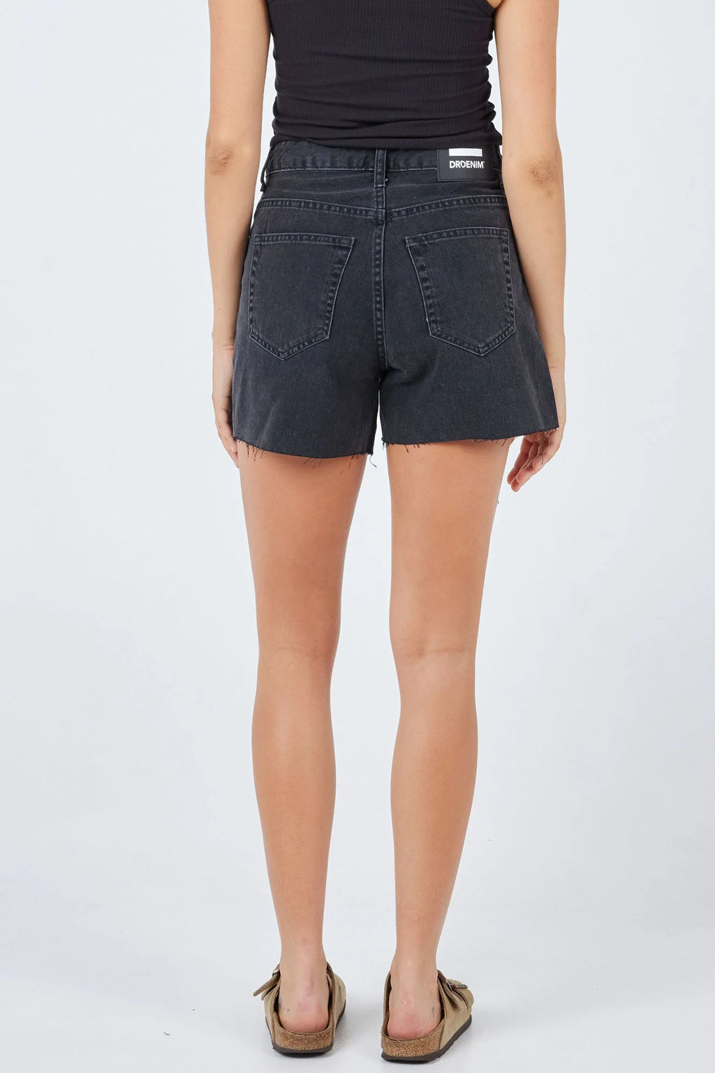 DR DENIM Nora Shorts Black by Selfie Leslie Australia