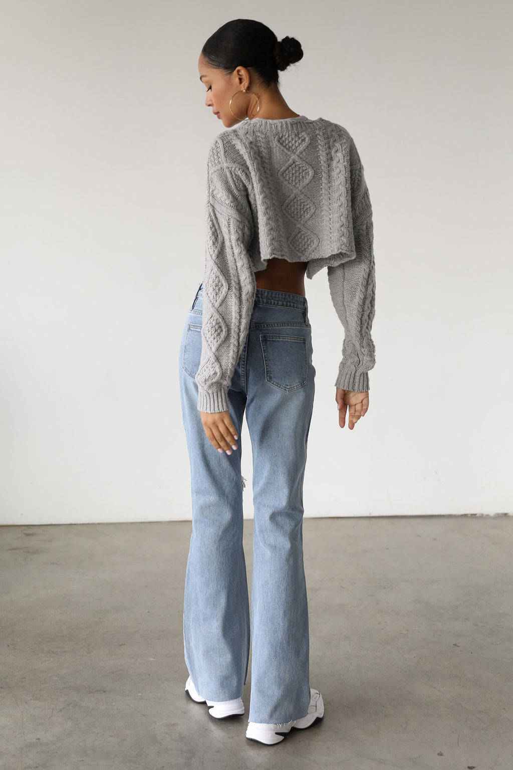 DOGMA High Rise Flare Denim Jeans Medium Wash by Selfie Leslie Australia