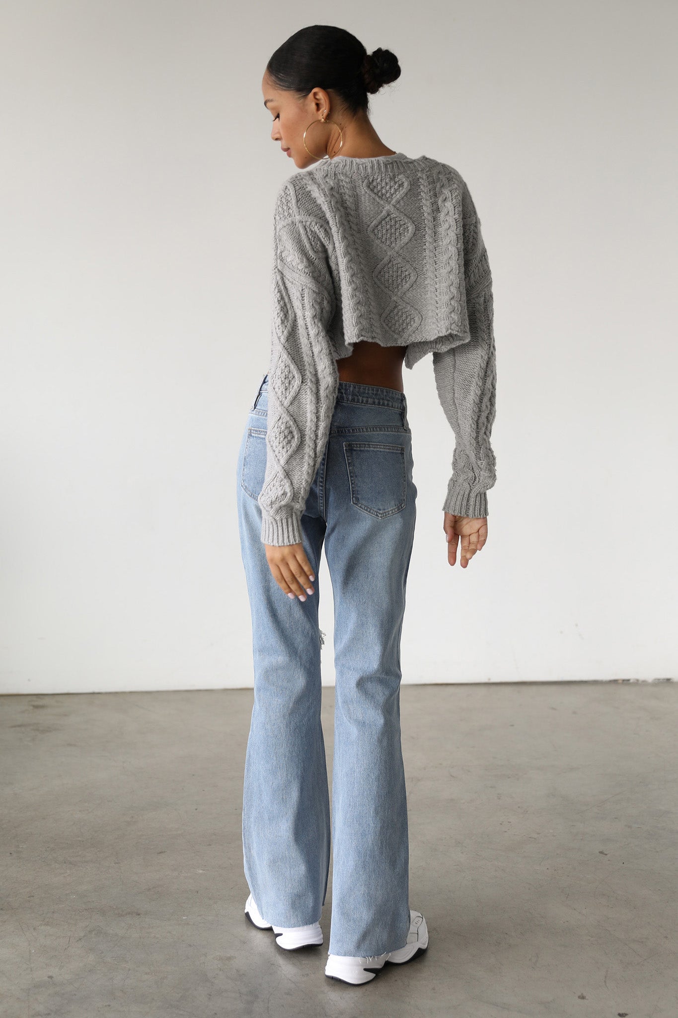 DOGMA High Rise Flare Denim Jeans Medium Wash by Selfie Leslie Australia
