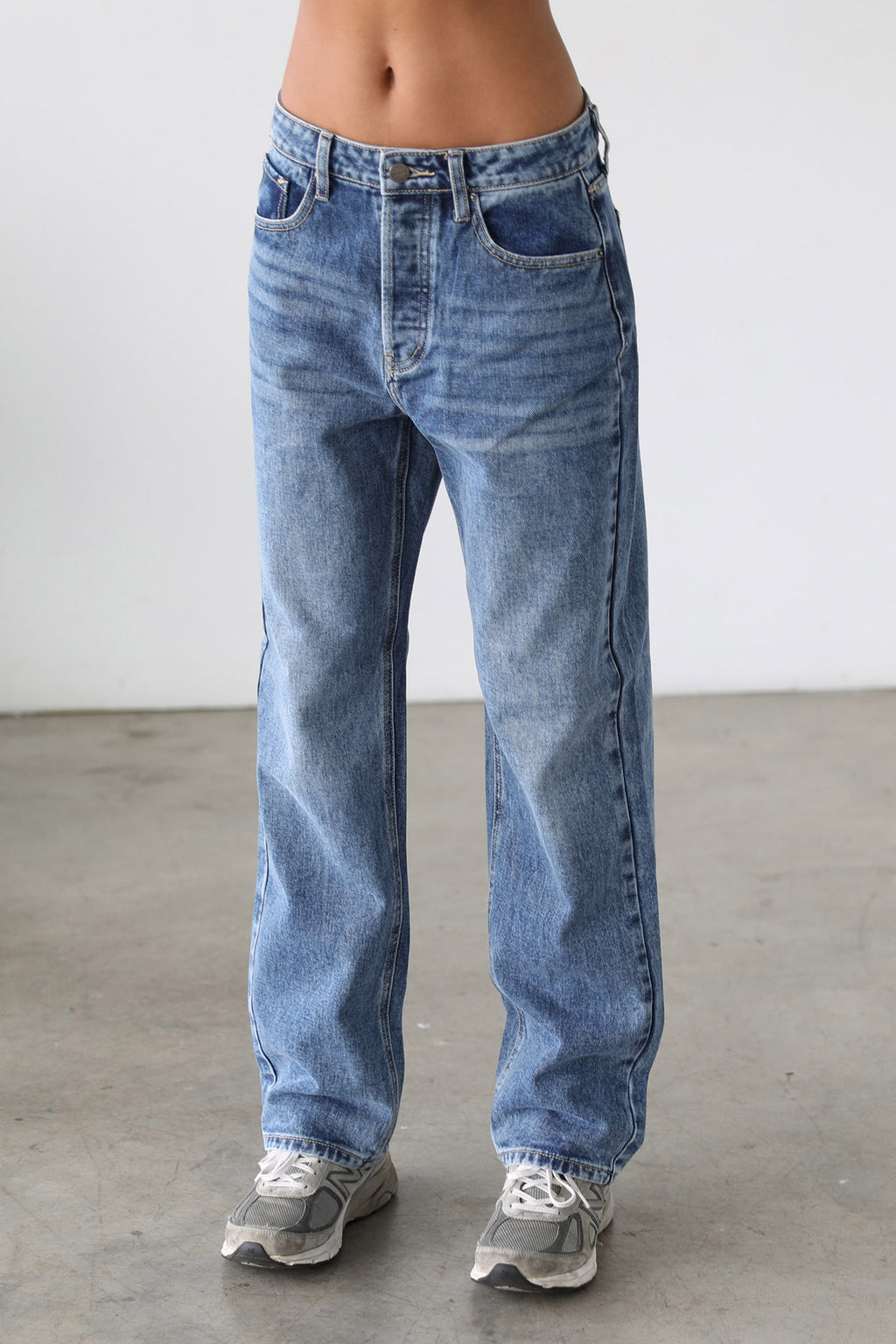 DOGMA Classic High Rise Straight Leg Denim Jeans Dark Wash by Selfie Leslie Australia