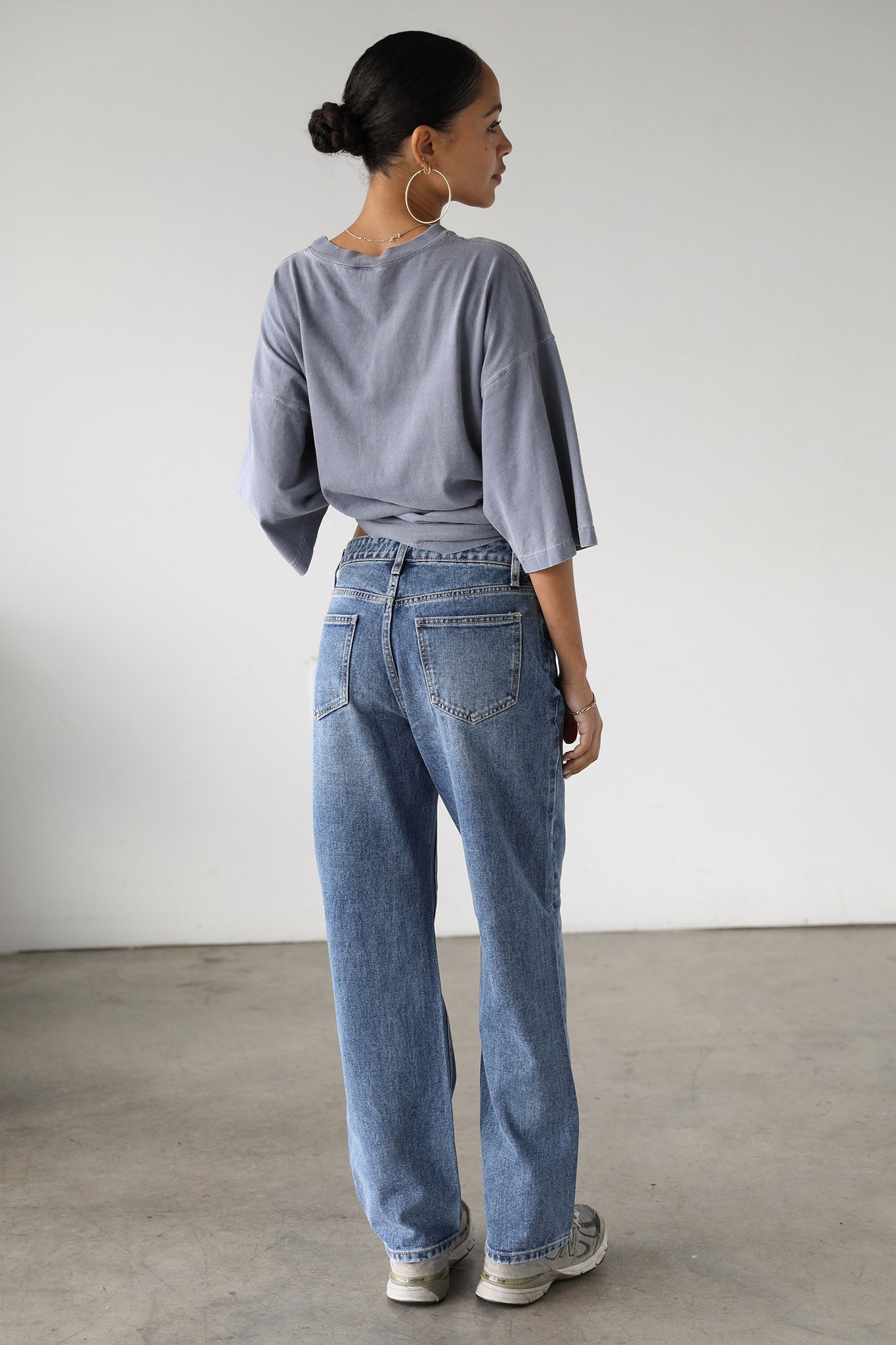 DOGMA Classic High Rise Straight Leg Denim Jeans Dark Wash by Selfie Leslie Australia