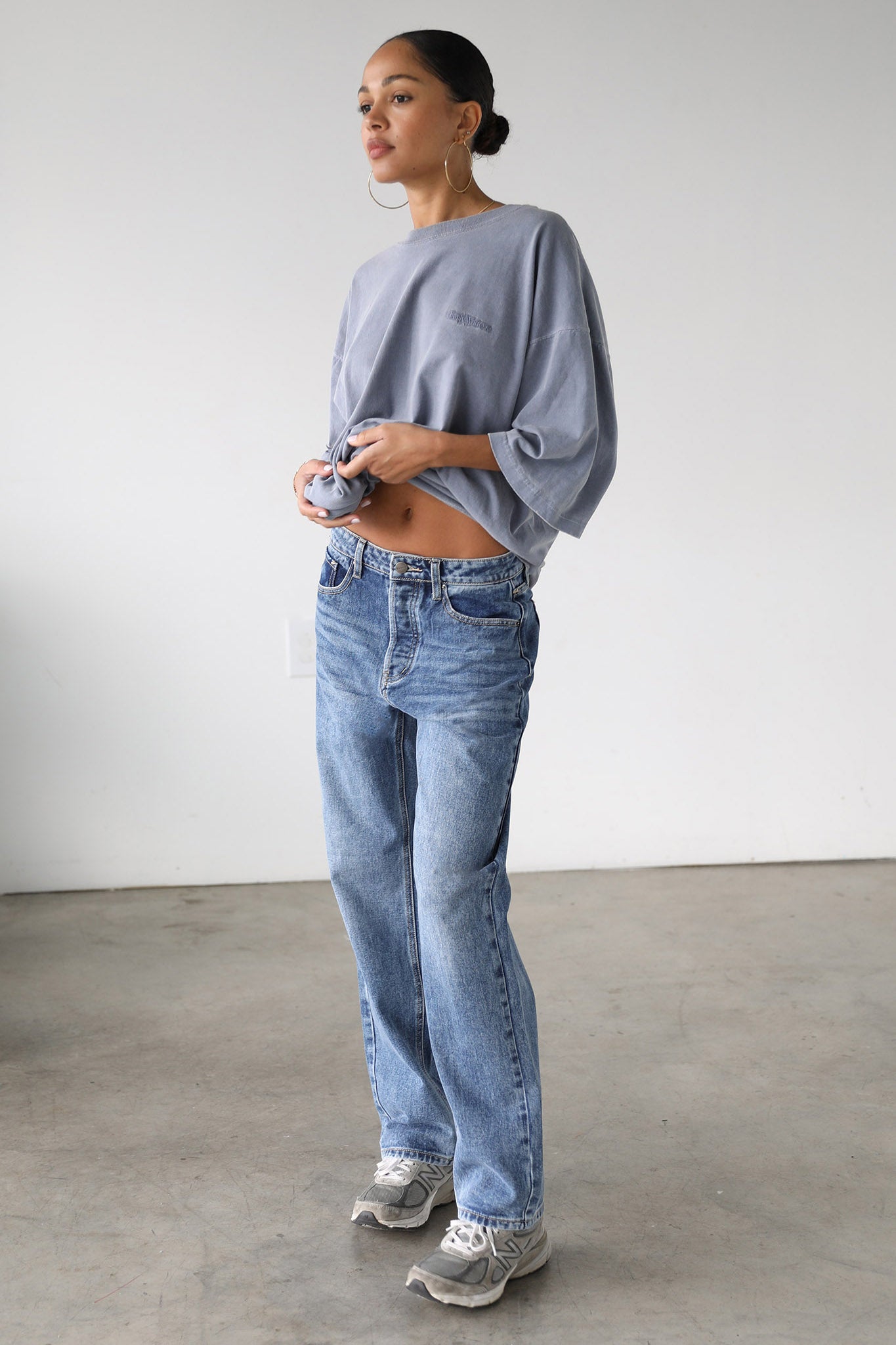 DOGMA Classic High Rise Straight Leg Denim Jeans Dark Wash by Selfie Leslie Australia