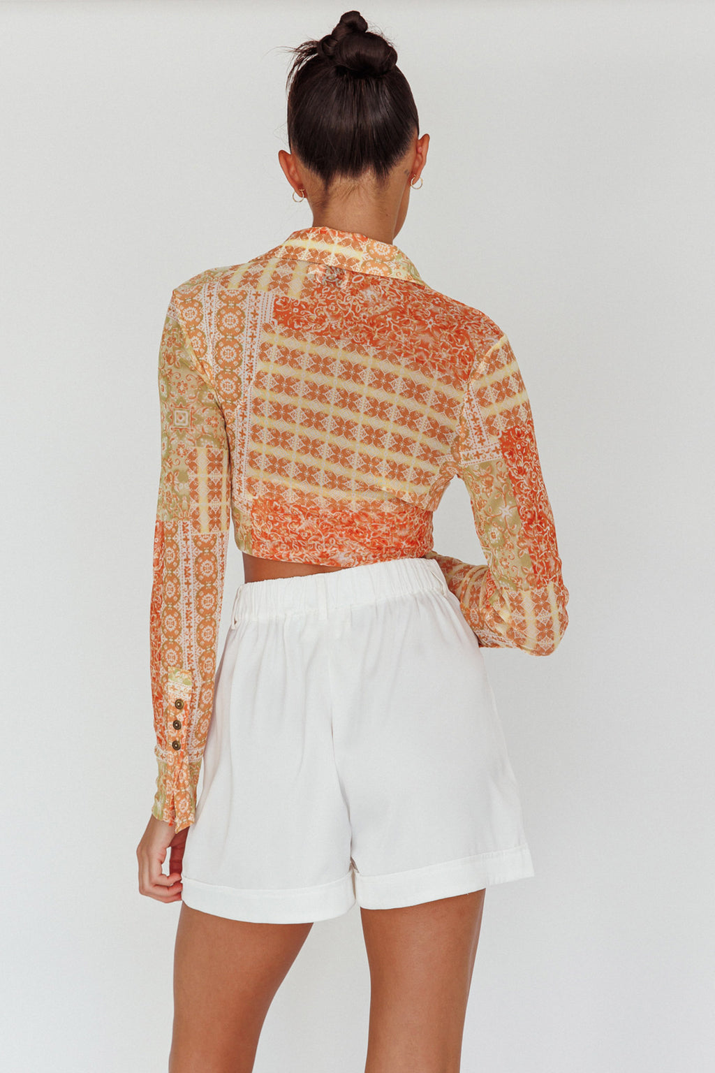 Maxeen Side Pocket Shorts White by Selfie Leslie Australia