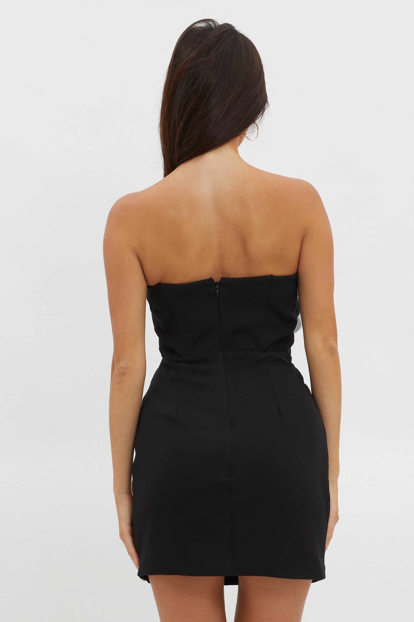 Magic At Night Embellished Bodice Dress Black by Selfie Leslie Australia