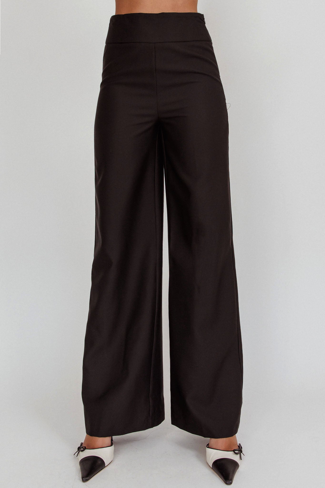 Nights Dream Wide Leg Pants Black by Selfie Leslie Australia