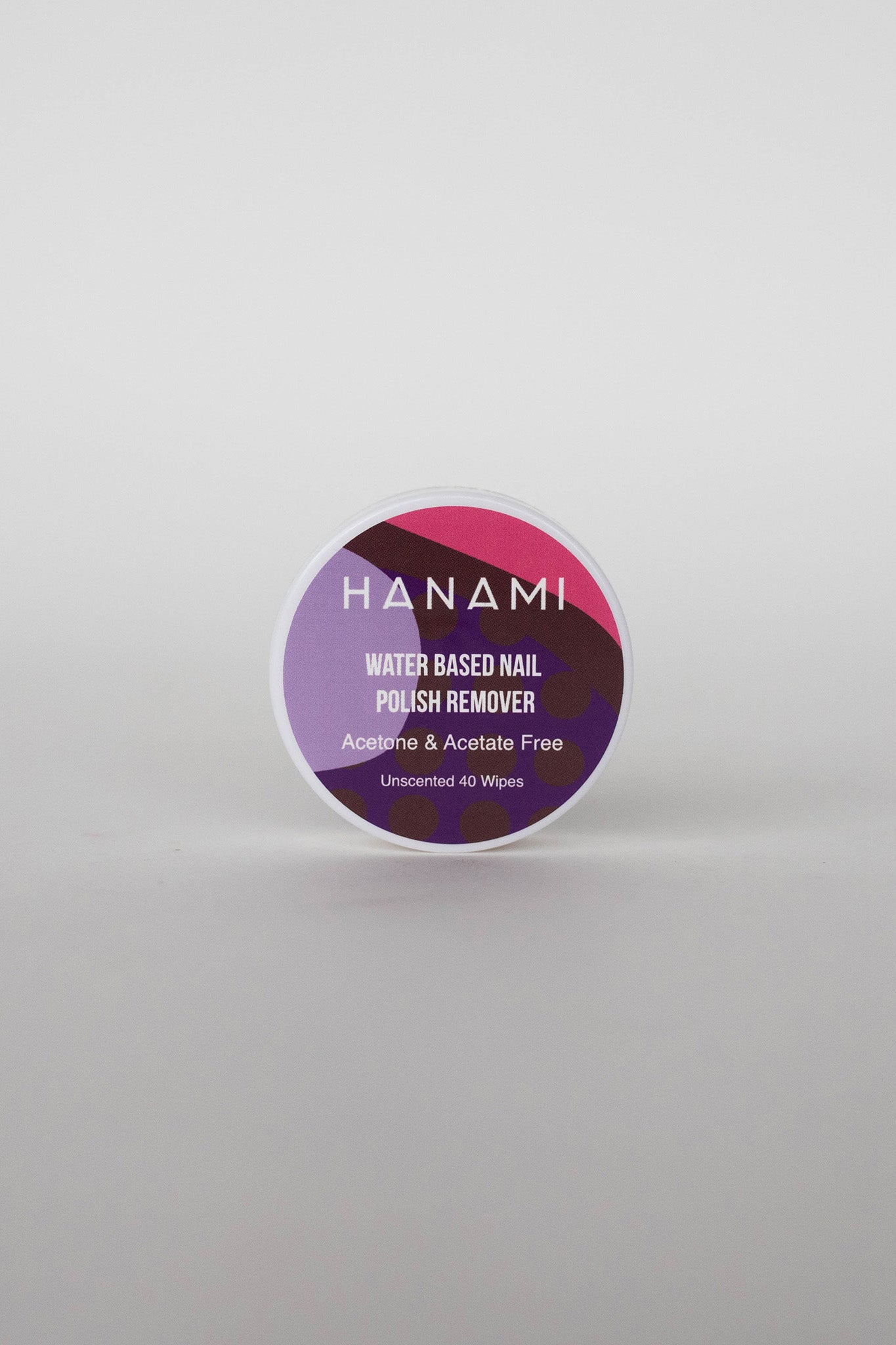 HANAMI Water Based Nail Polish Remover Wipes 40pk (Unscented) by Selfie Leslie Australia