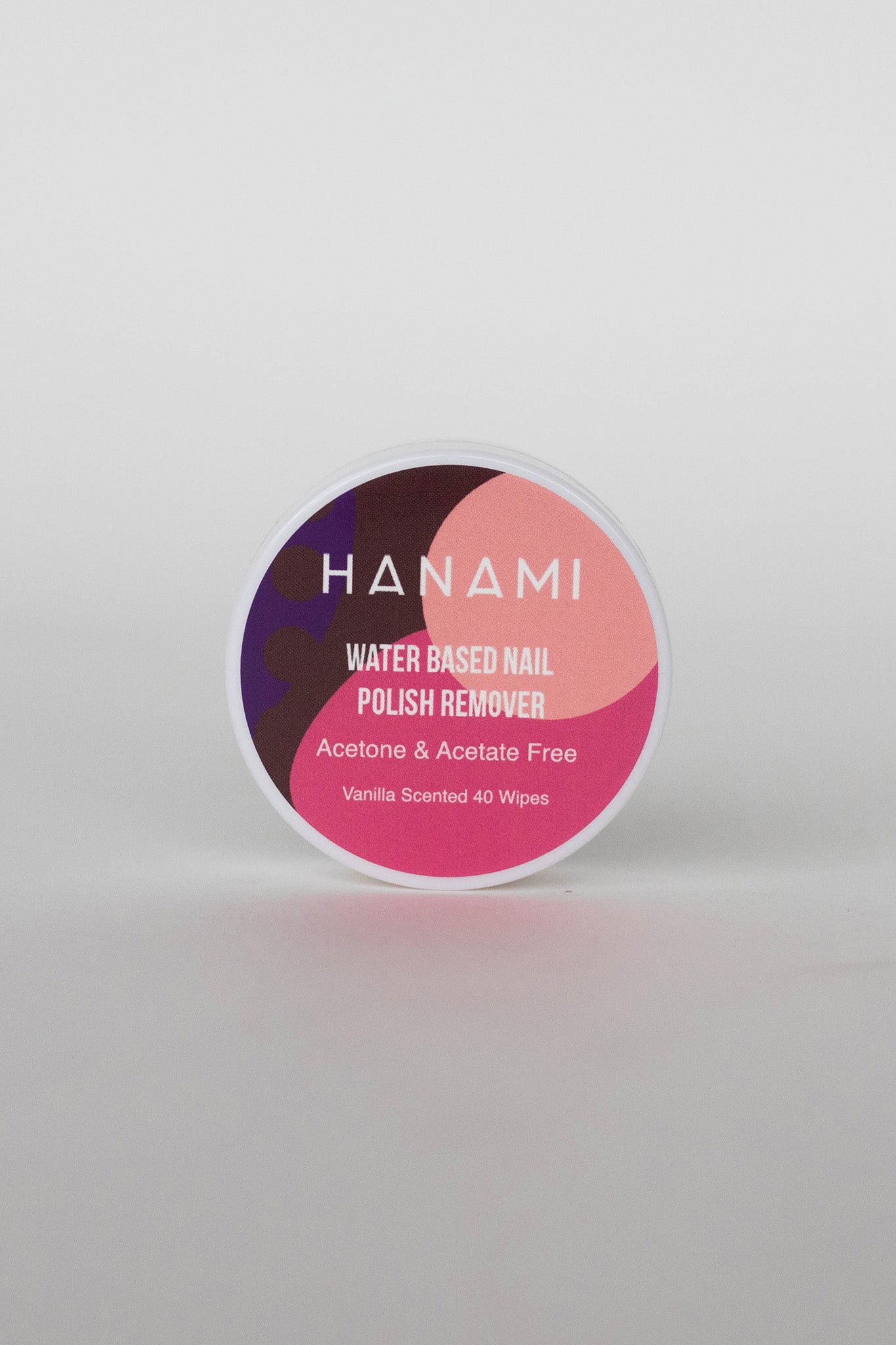 HANAMI Water Based Nail Polish Remover Wipes 40pk (French Vanilla) by Selfie Leslie Australia