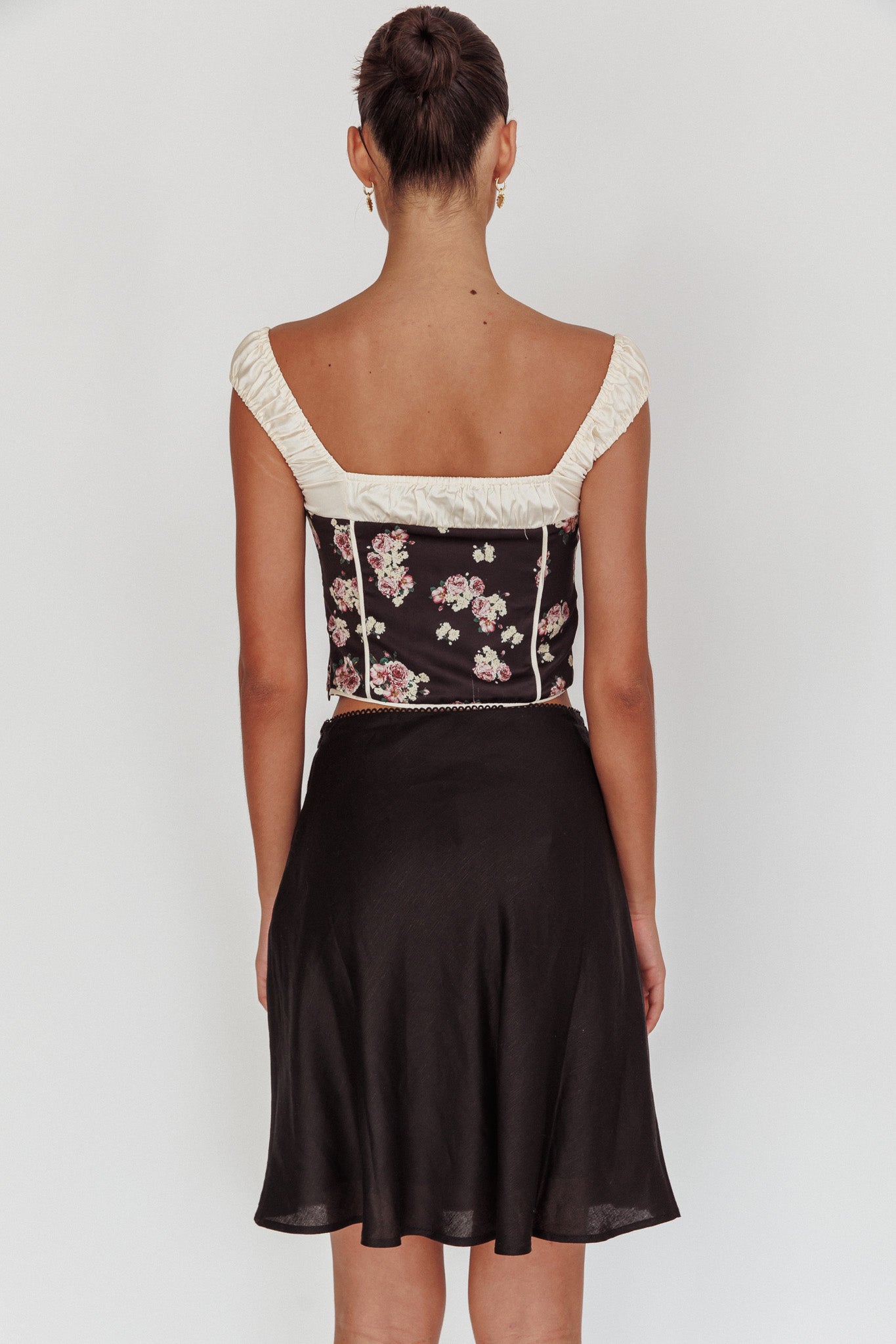 Emotional Knee Length Skirt Black by Selfie Leslie Australia