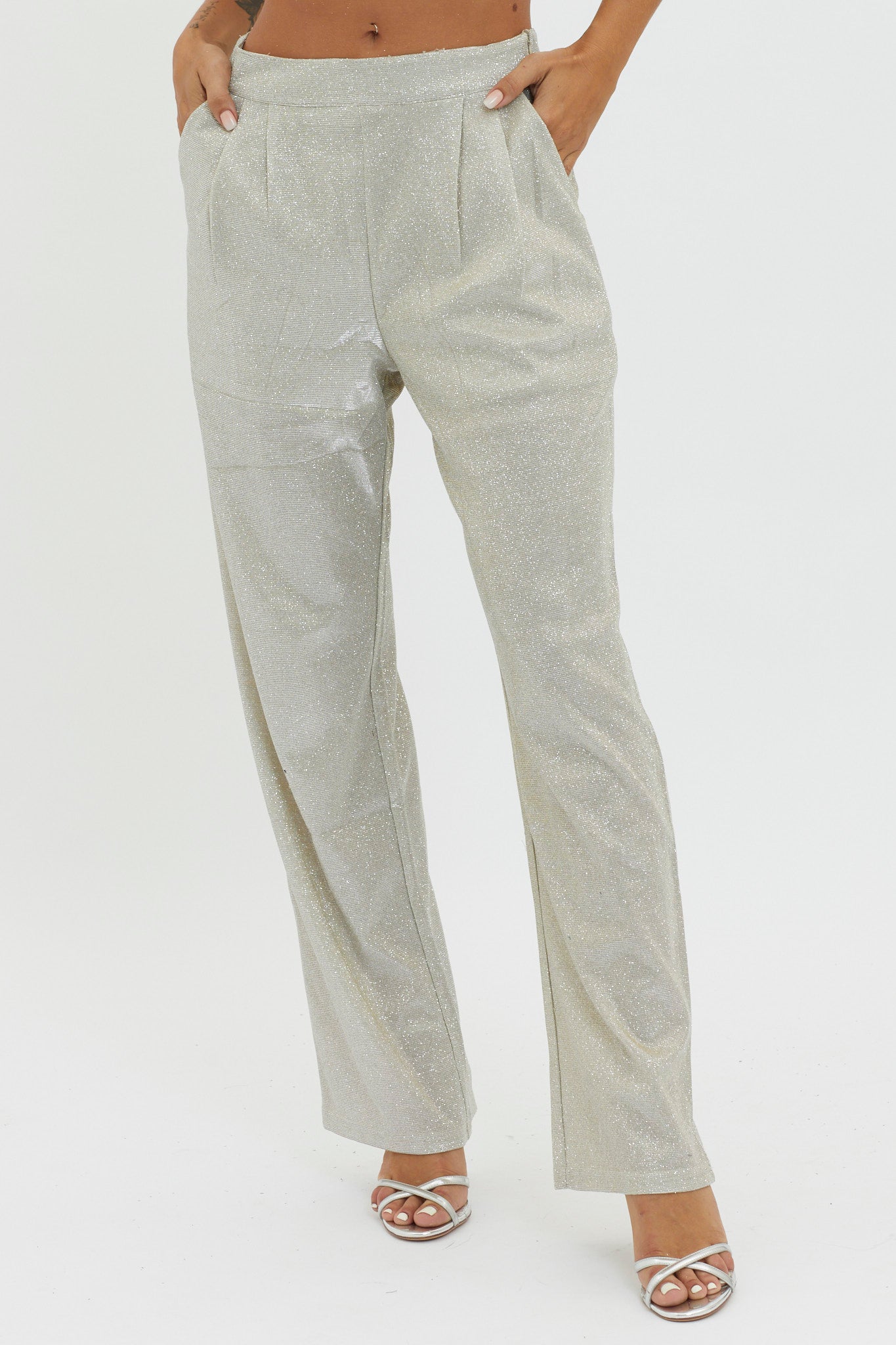 Joyeux Straight Leg Pants Champagne by Selfie Leslie Australia