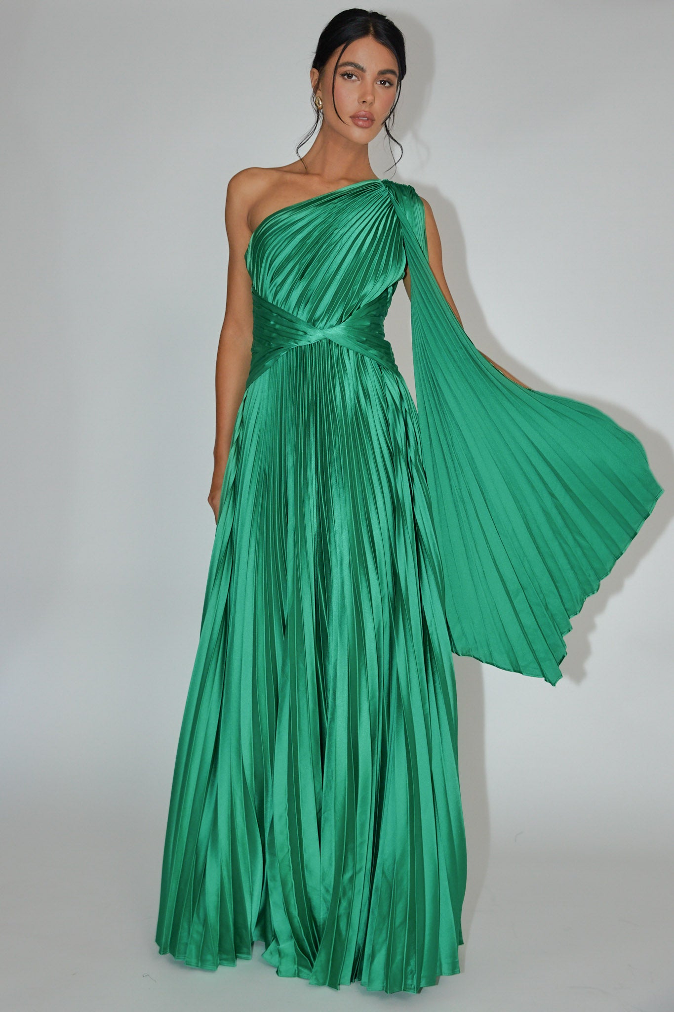 green and pink maternity dress Oyster Low Cut Mini Dress – KOOKAÏ Australia main image 1
