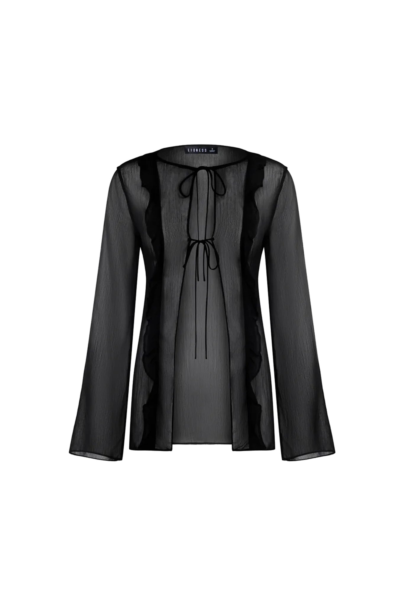 LIONESS Barely There Tie Top Onyx by Selfie Leslie Australia