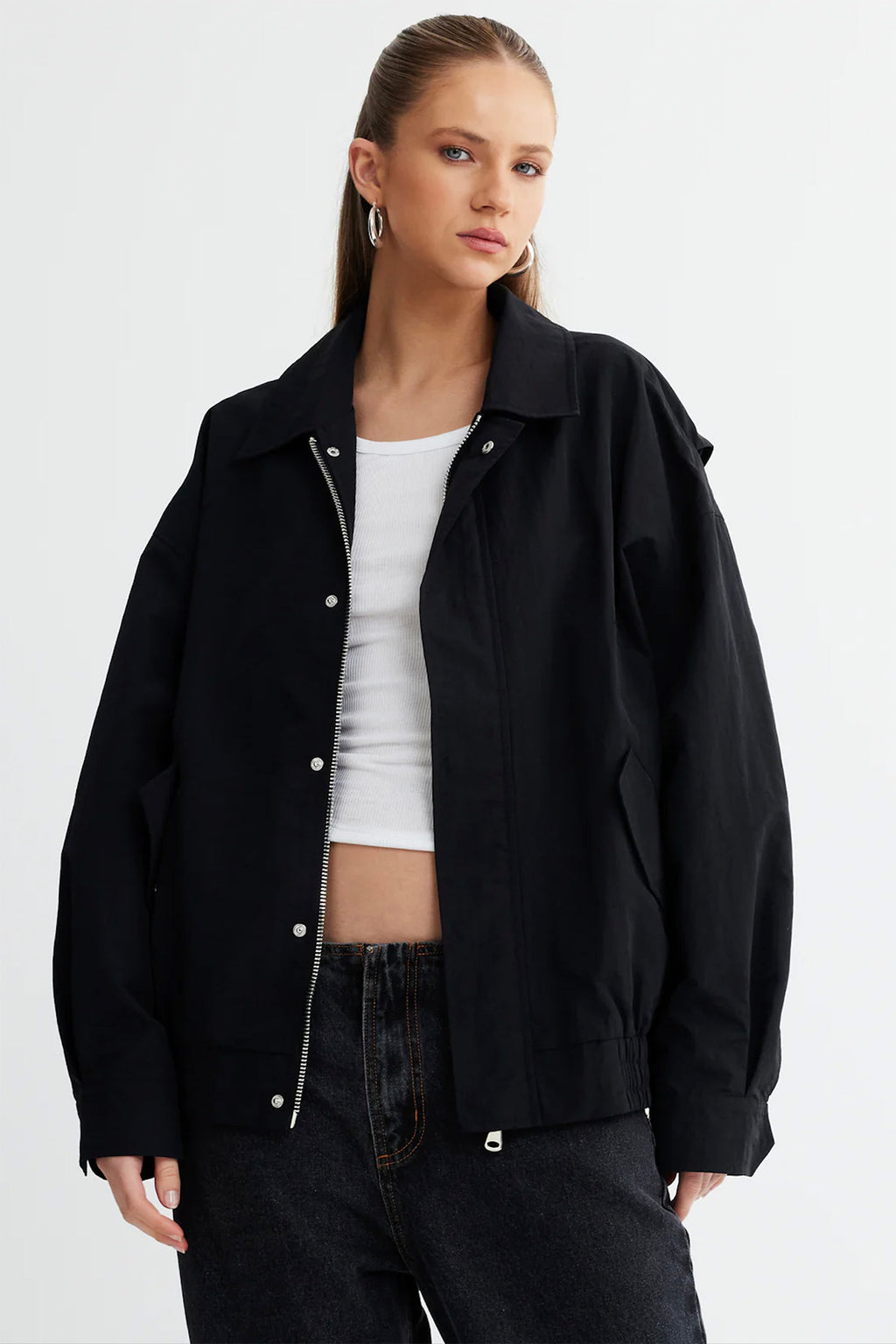LIONESS Kenny Bomber Onyx by Selfie Leslie Australia