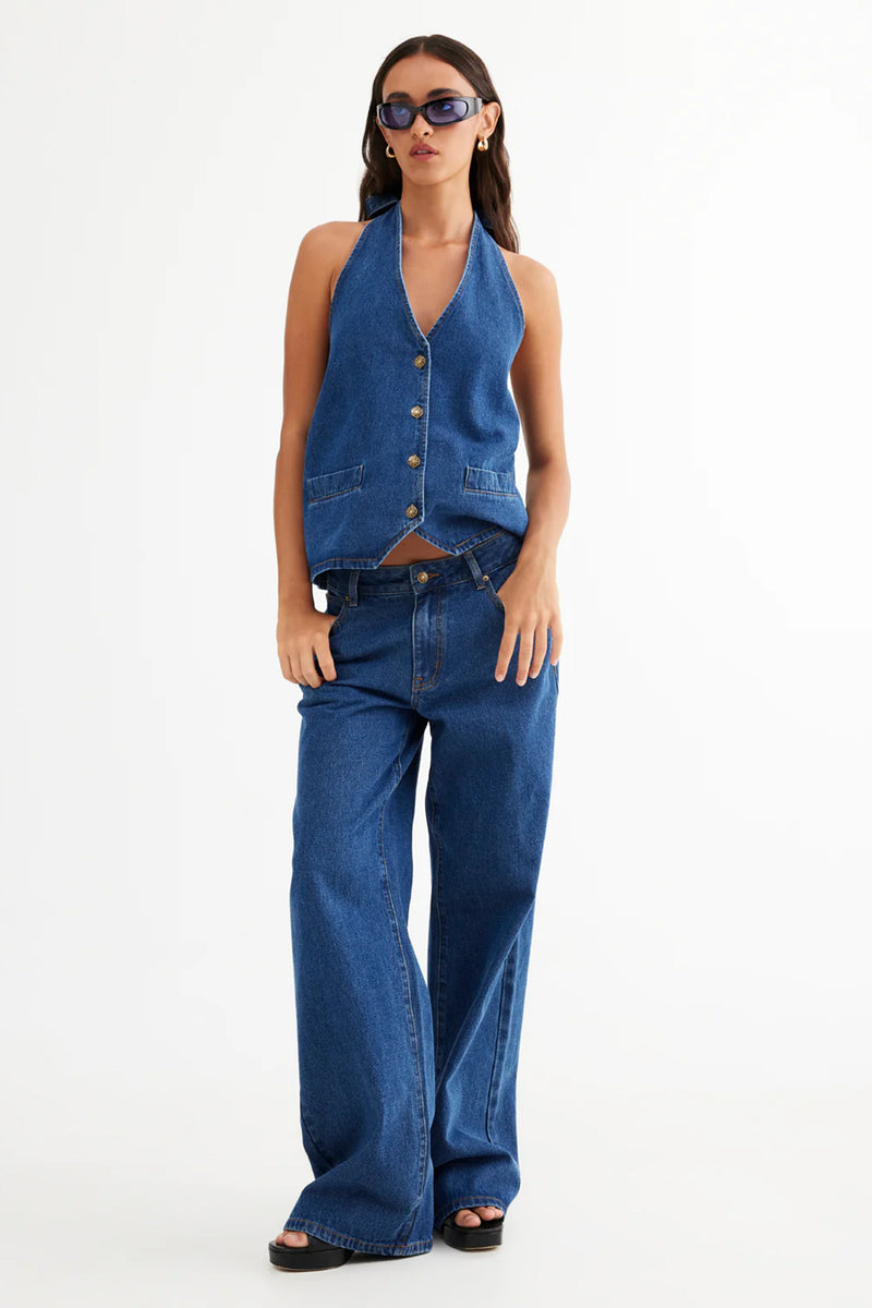 LIONESS Top Model Jean Dark Denim main image 0
