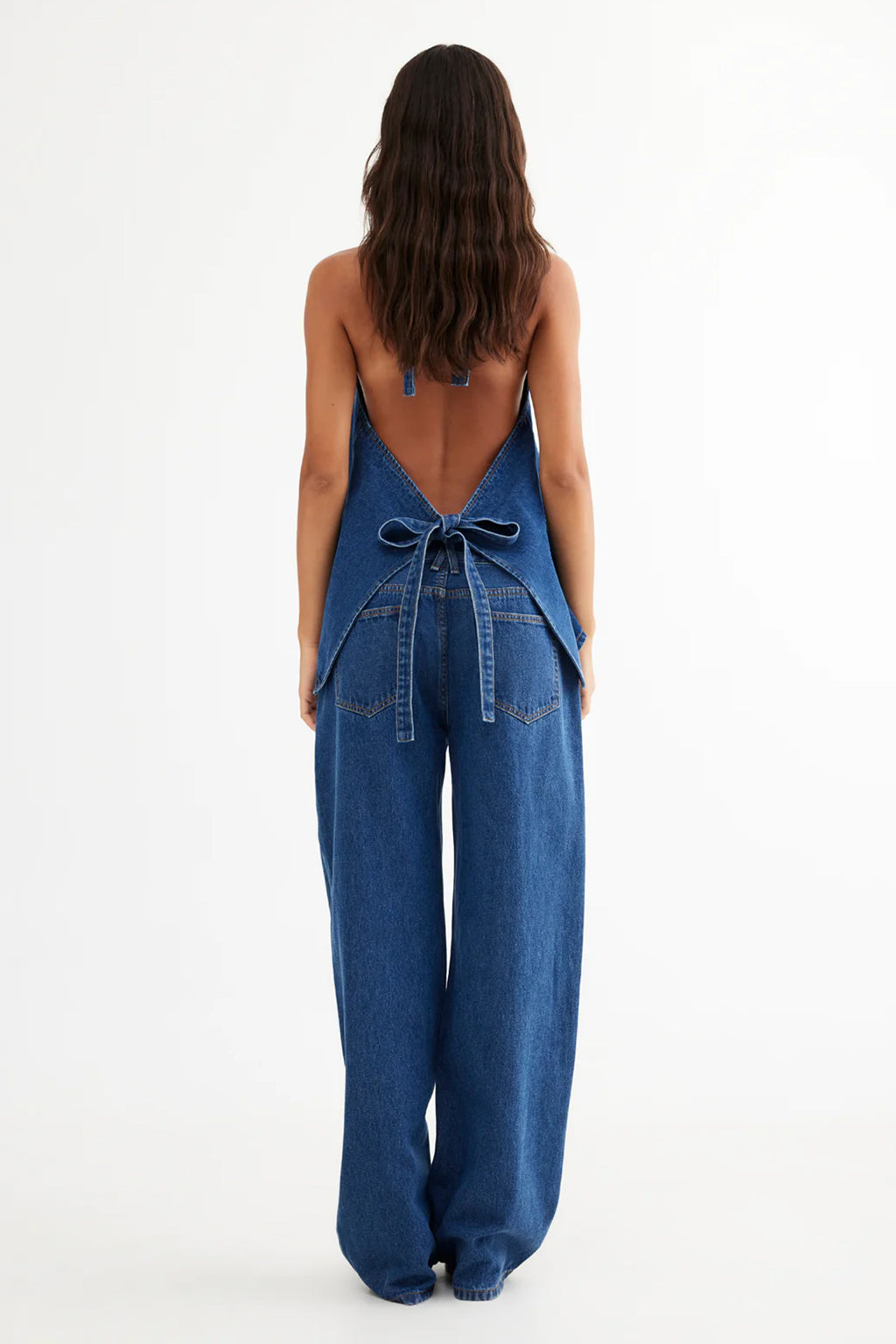 LIONESS Hills Halter Dark Denim by Selfie Leslie Australia