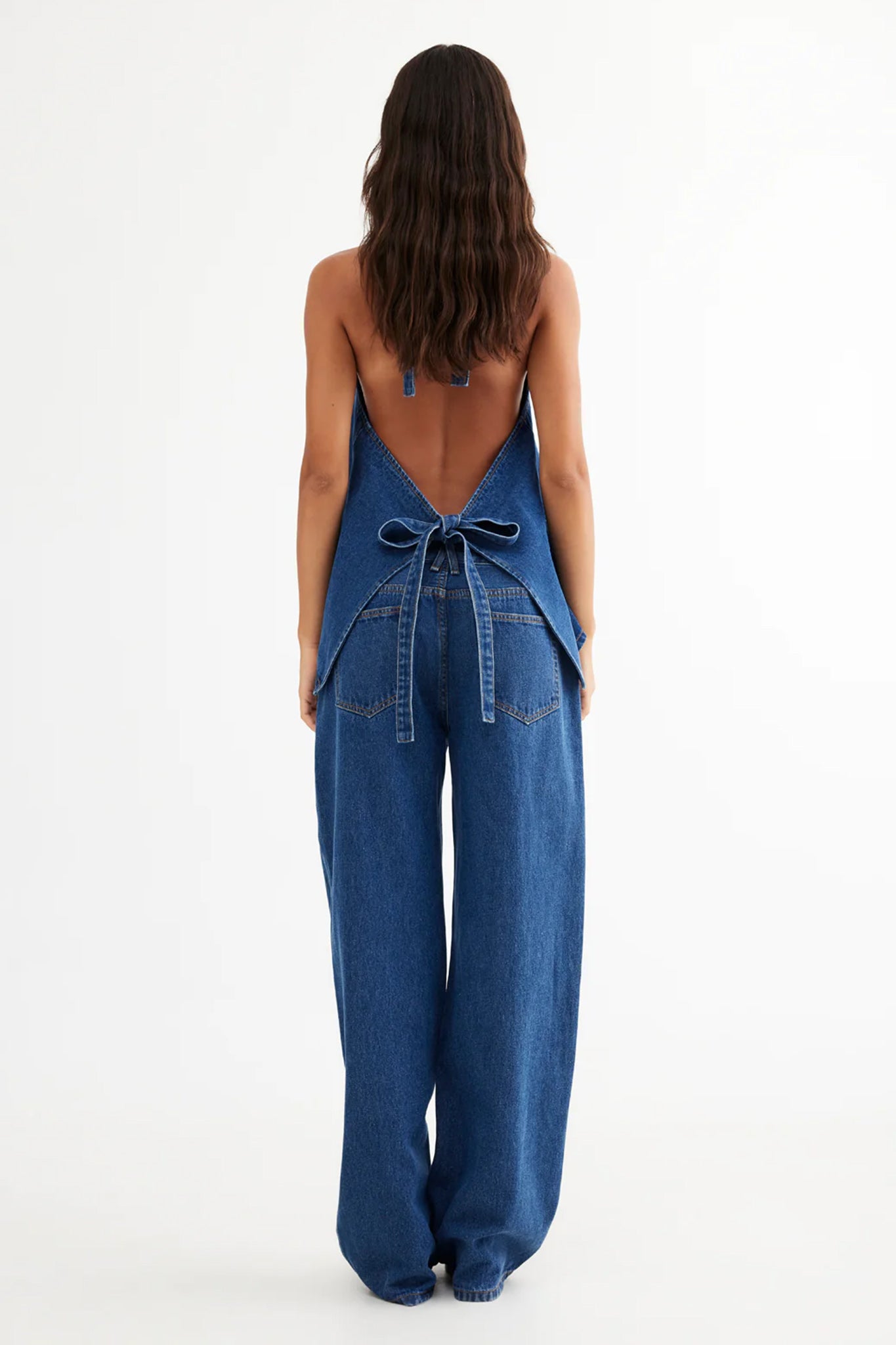LIONESS Hills Halter Dark Denim by Selfie Leslie Australia