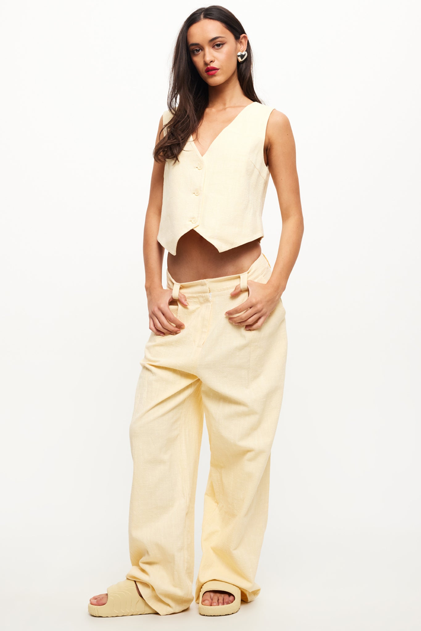 Lioness Vest Butter by Selfie Leslie Australia