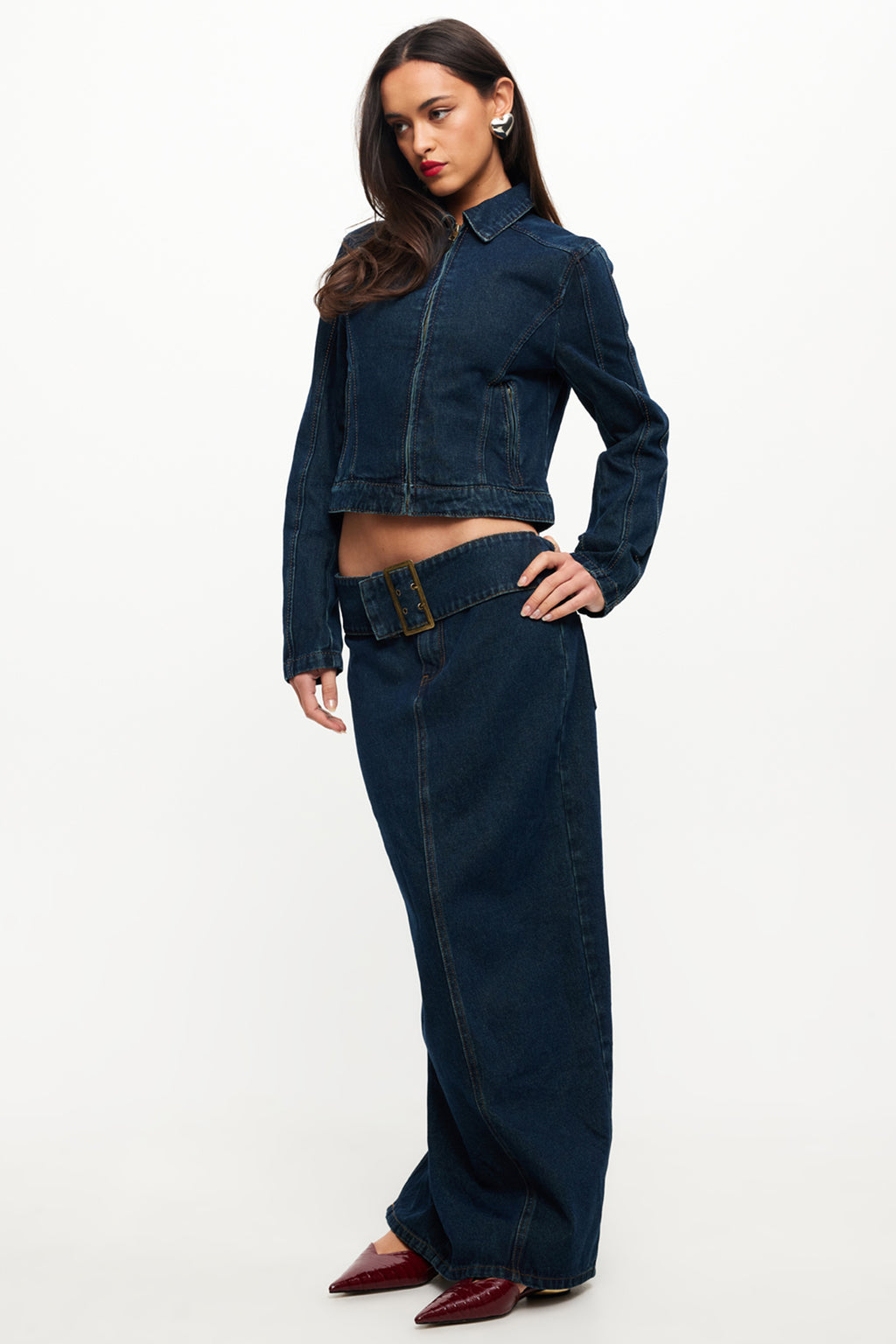 Lioness Uma Denim Jacket Denim Blue by Selfie Leslie Australia