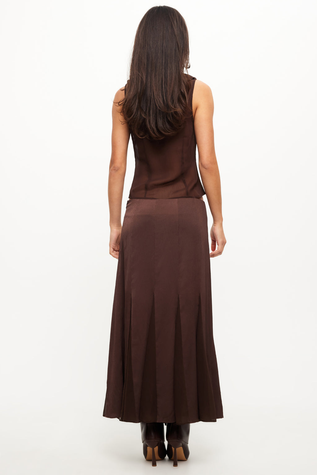 Lioness Rose Maxi Skirt Chocolate by Selfie Leslie Australia
