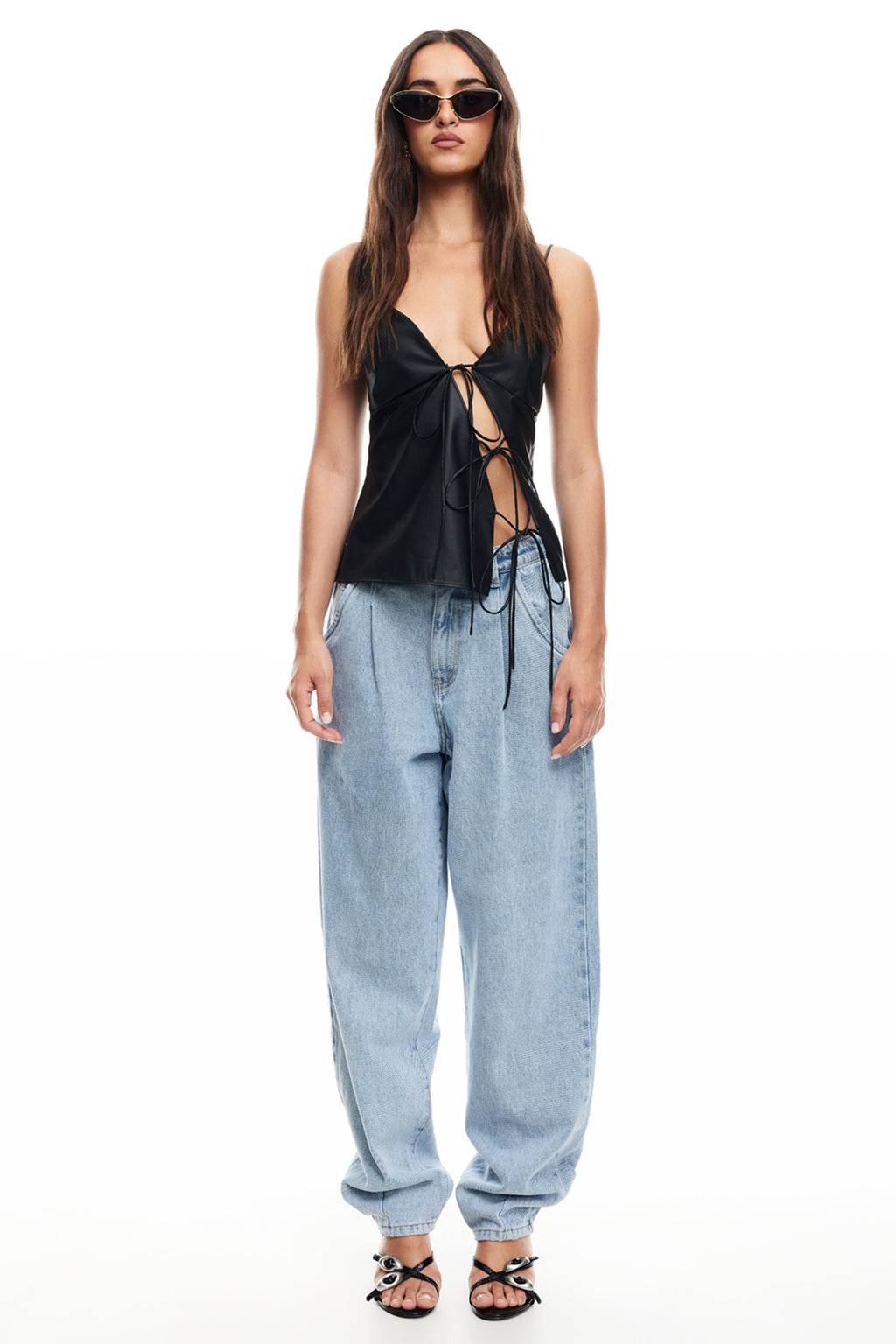 LIONESS Mariah Cami Top Onyx by Selfie Leslie Australia