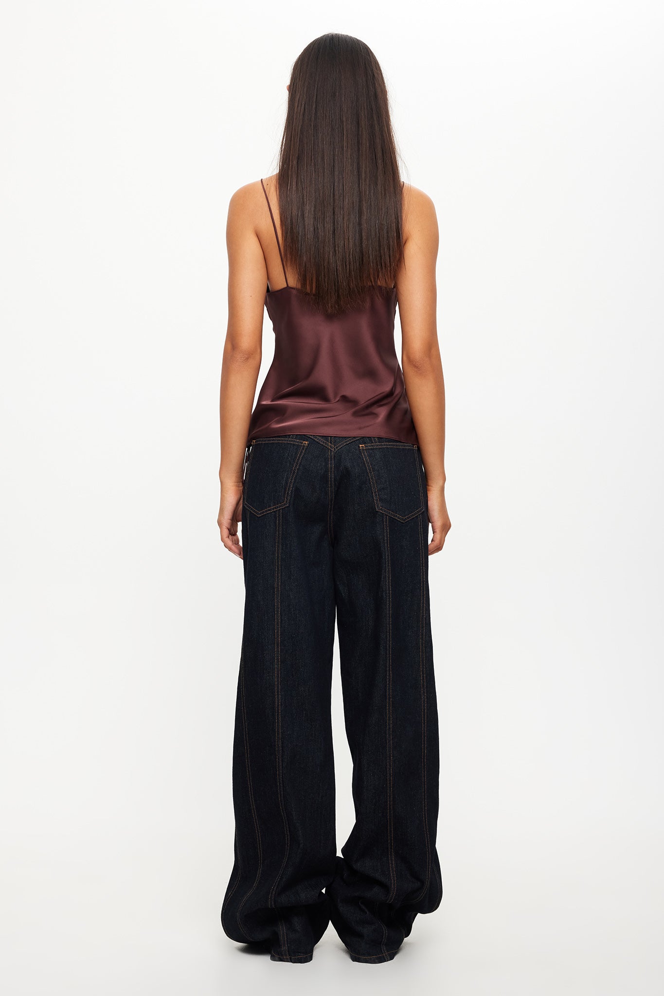 LIONESS Daydream Tie-Up Jeans Dark Denim by Selfie Leslie Australia