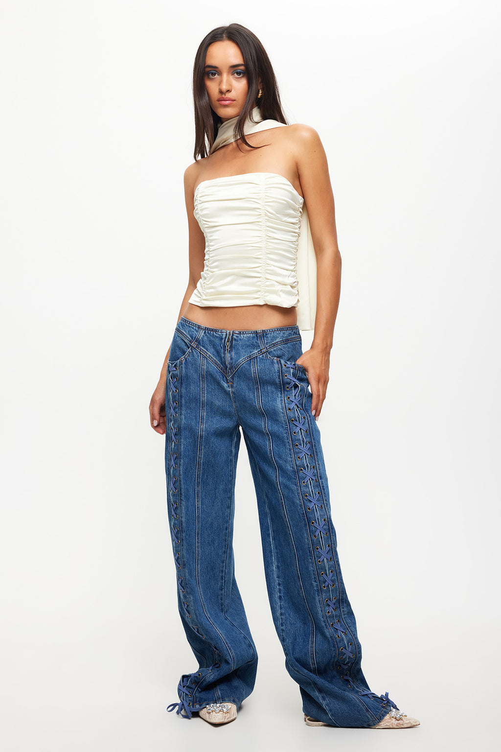 LIONESS Island Bodice Cornsilk by Selfie Leslie Australia