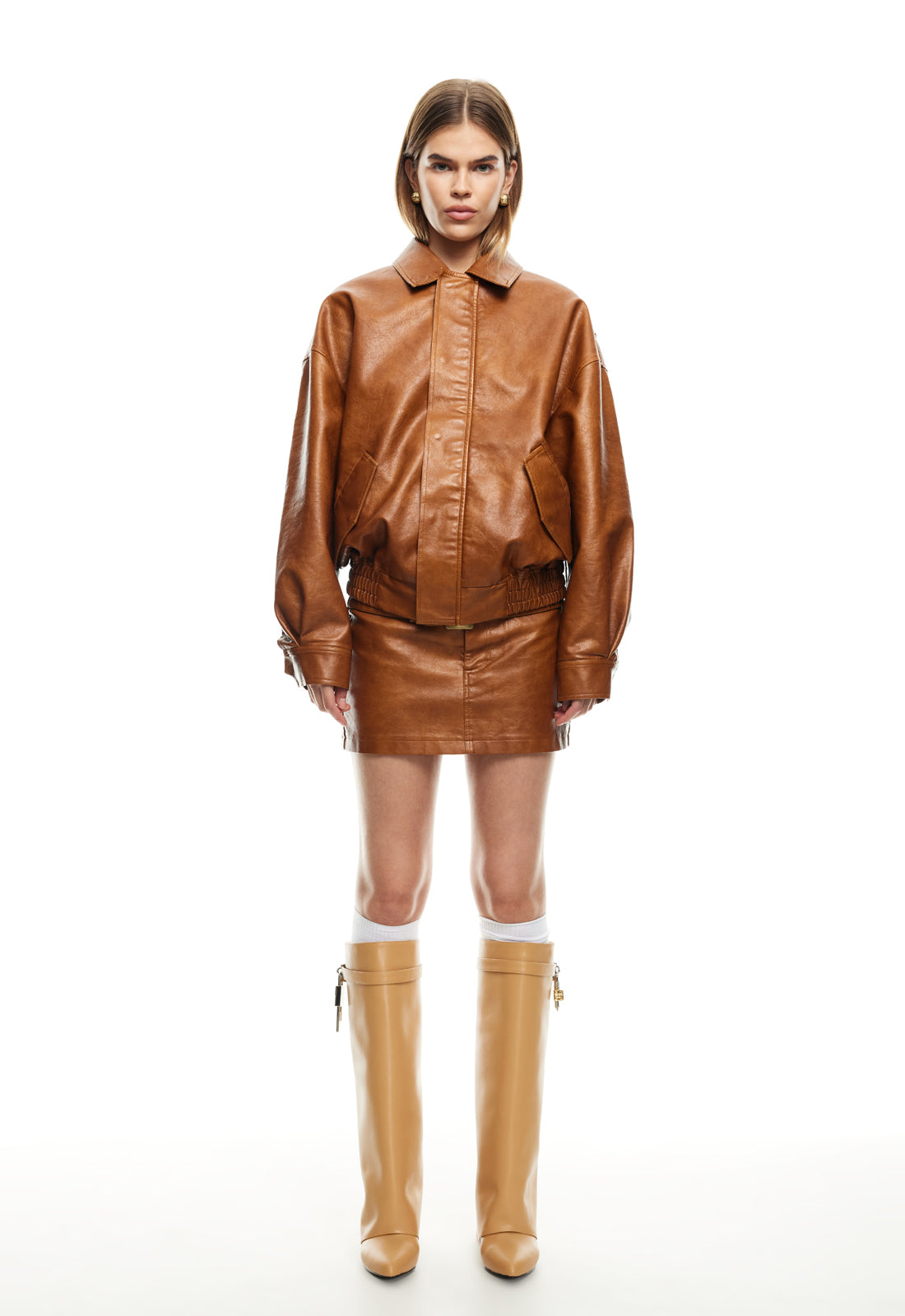 LIONESS Kenny Bomber Tan by Selfie Leslie Australia