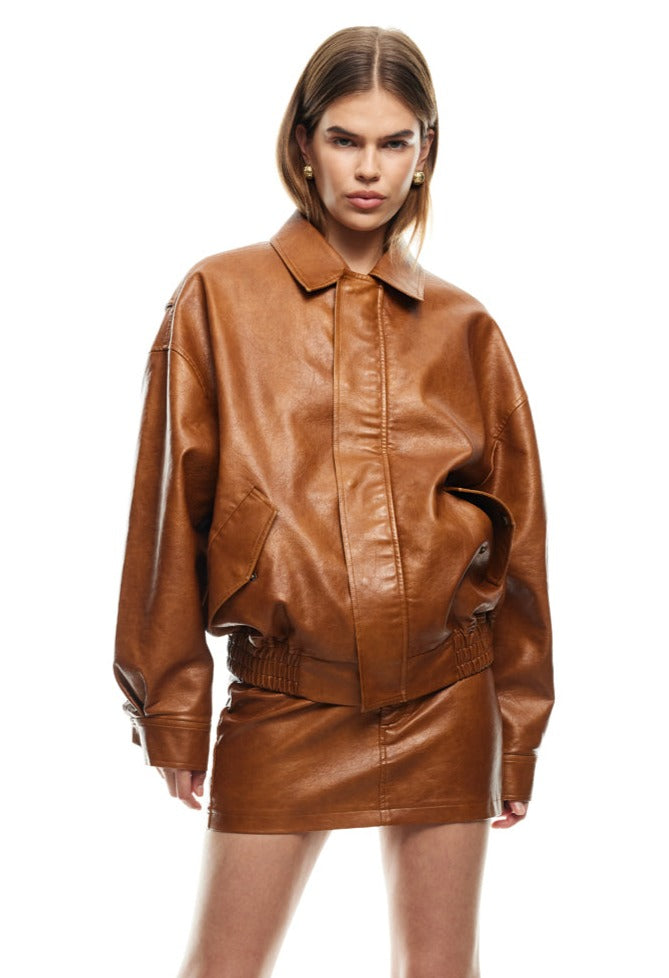 LIONESS Kenny Bomber Tan by Selfie Leslie Australia