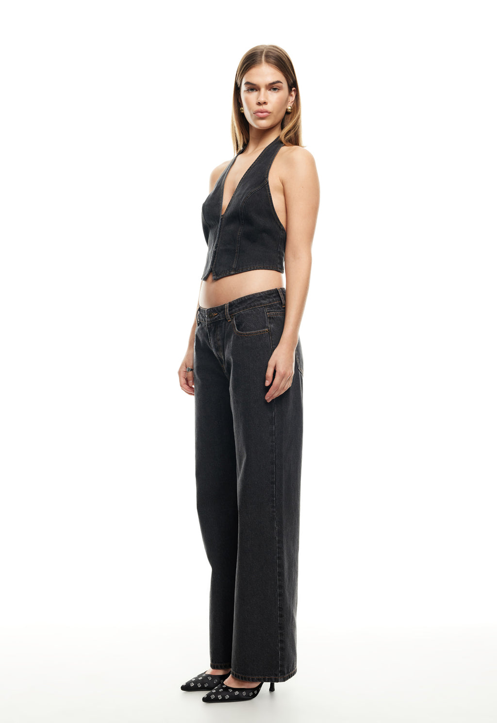 LIONESS Top Model Jean Charcoal by Selfie Leslie Australia