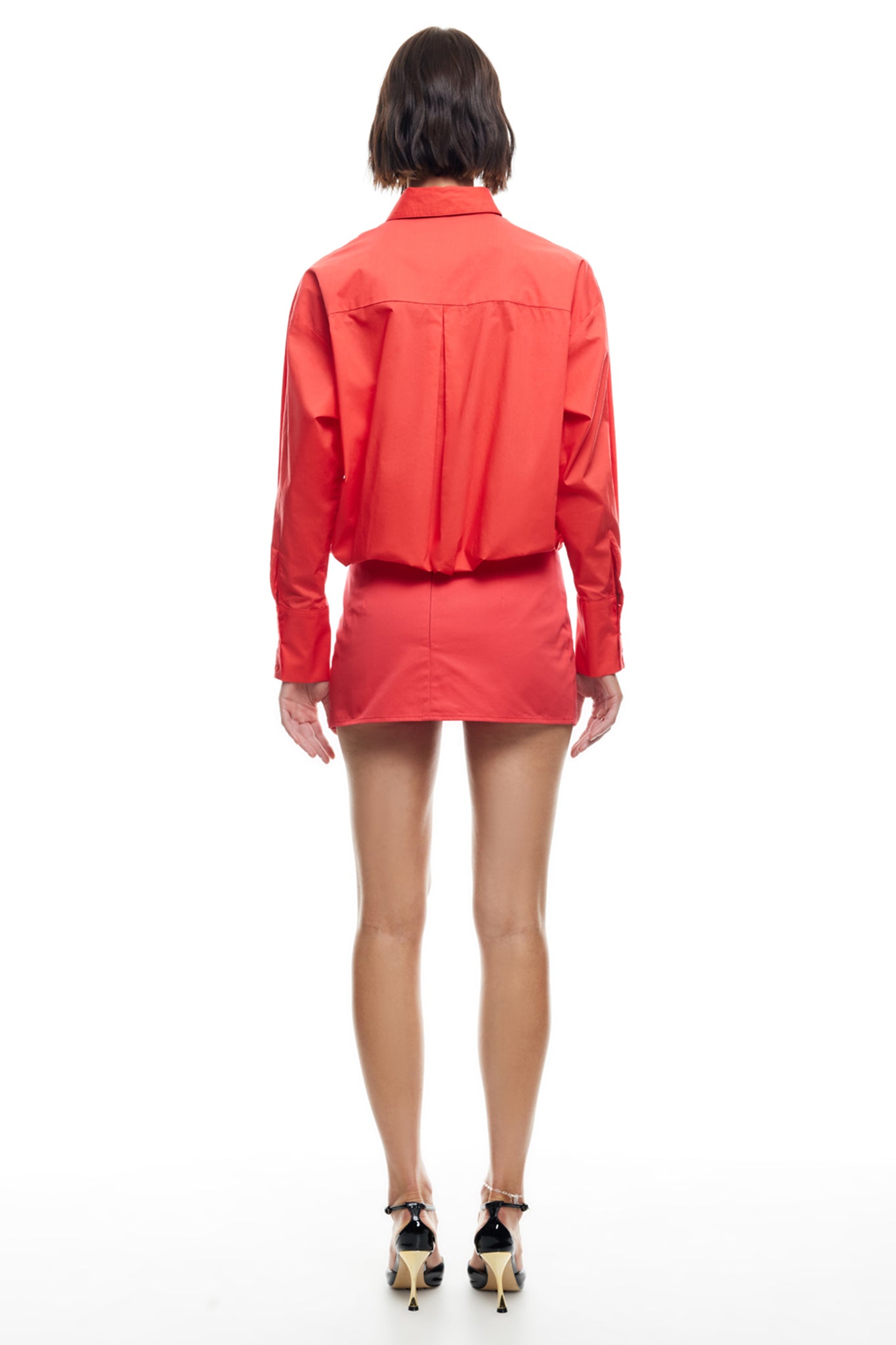LIONESS VALENTINO TIE SHIRT CRIMSON by Selfie Leslie Australia
