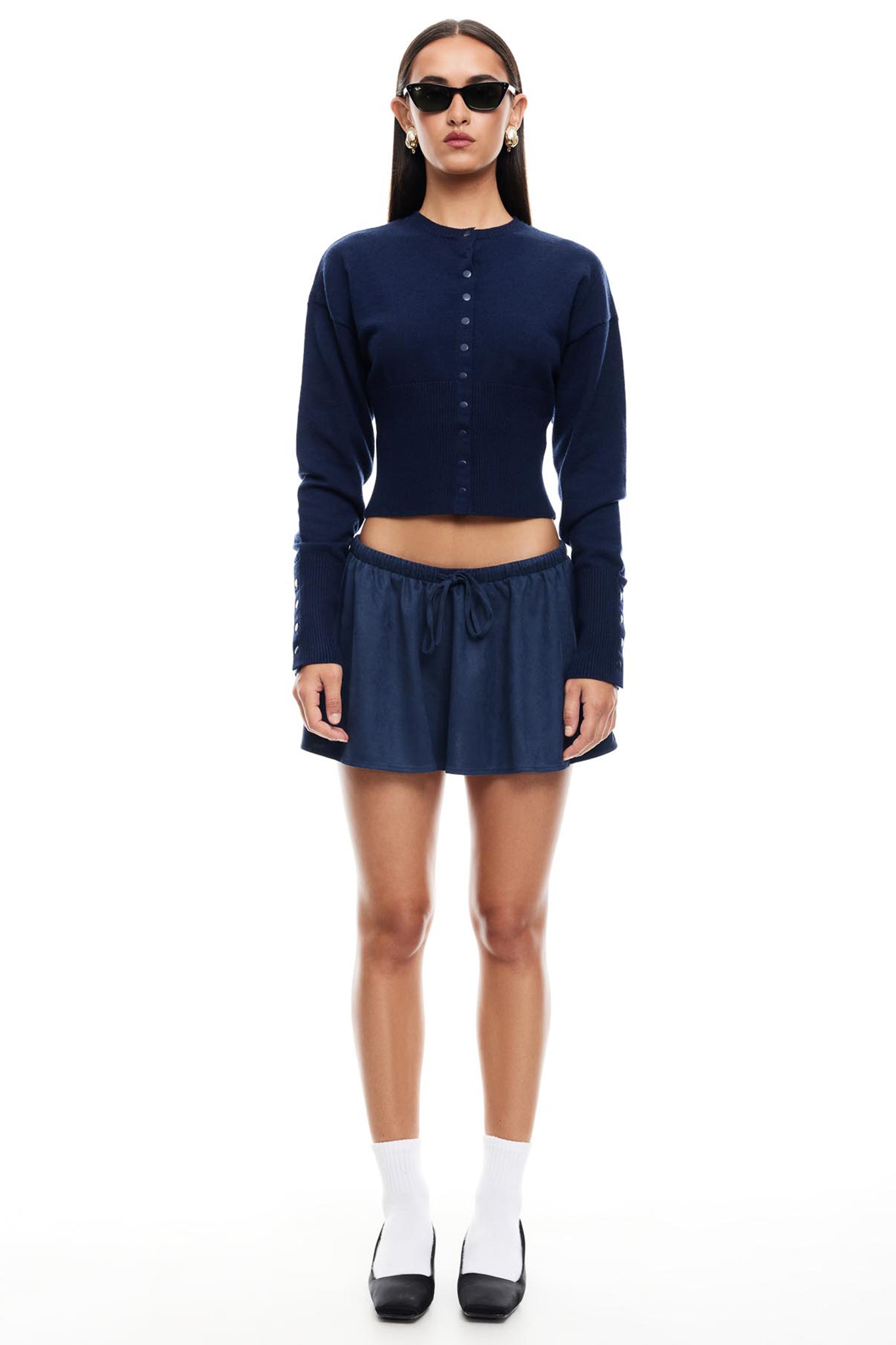 LIONESS Ghost Mini Skirt Navy by Selfie Leslie Australia