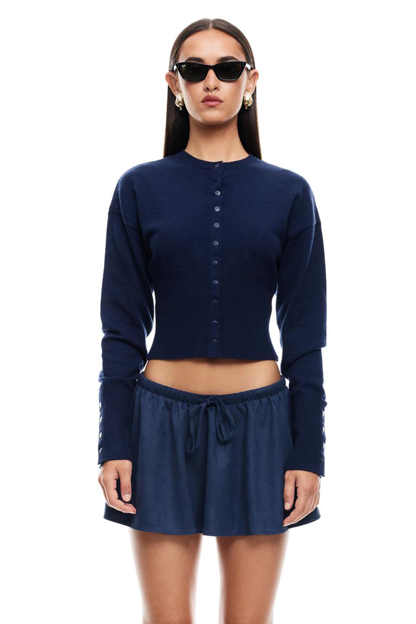 LIONESS Ghost Mini Skirt Navy by Selfie Leslie Australia