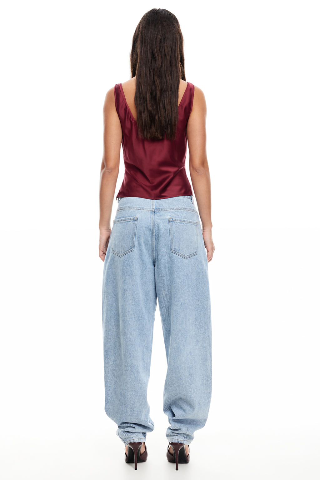 LIONESS Delilah Top Burgundy by Selfie Leslie Australia