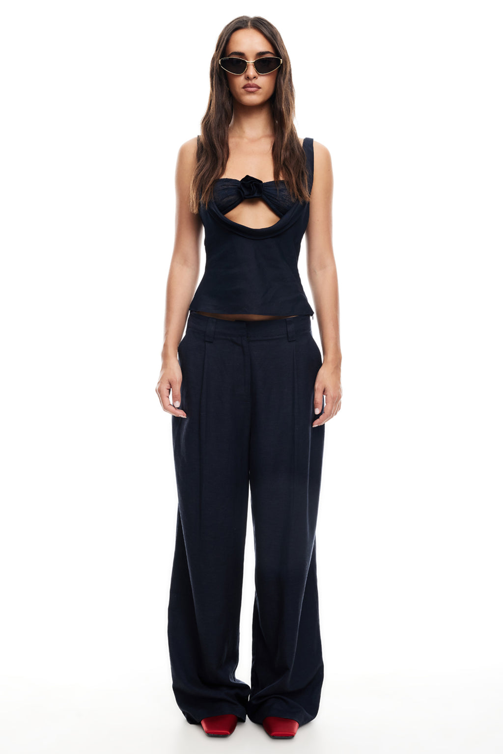 LIONESS Delilah Top Navy by Selfie Leslie Australia