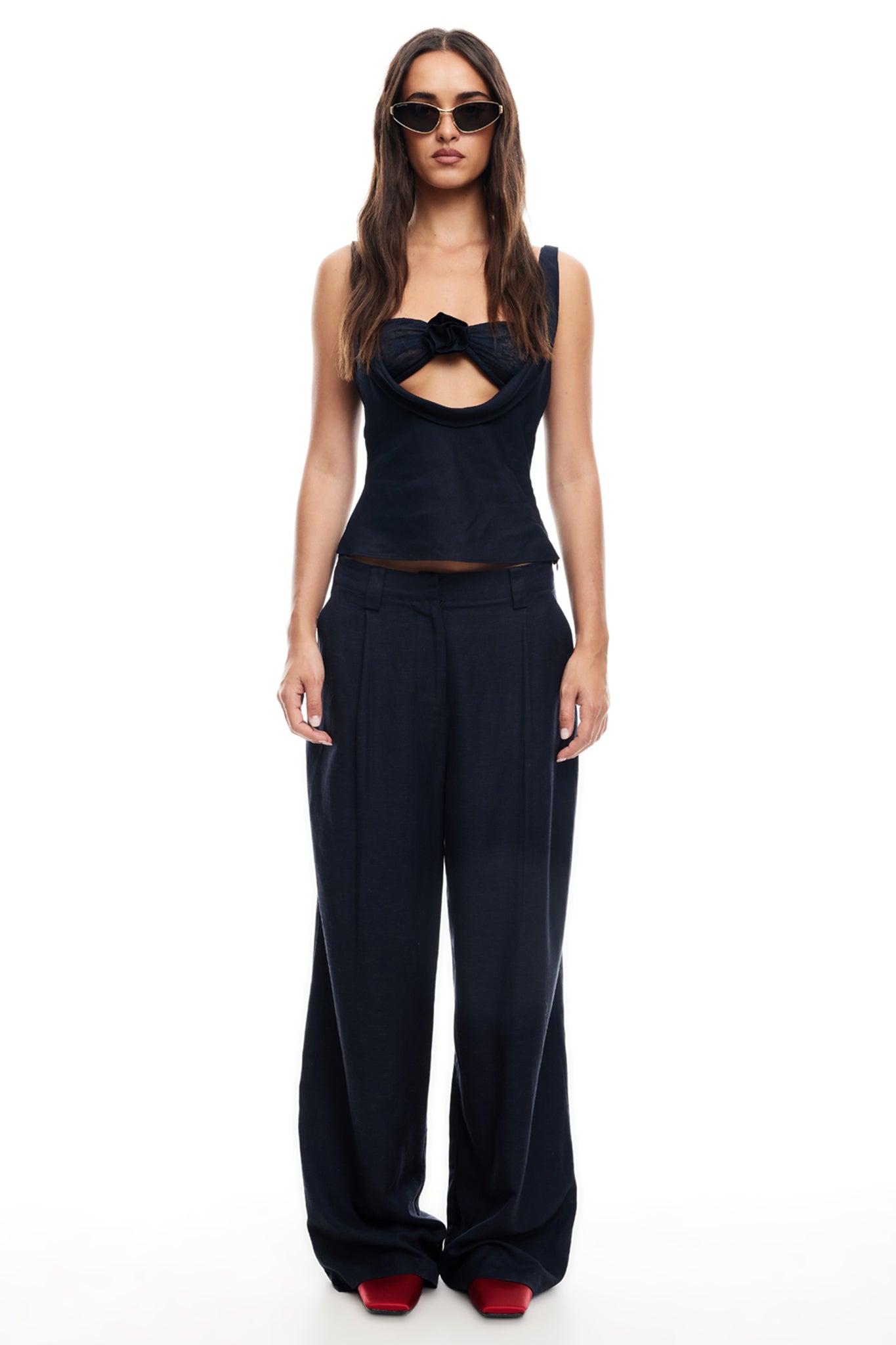 LIONESS Delilah Top Navy by Selfie Leslie Australia