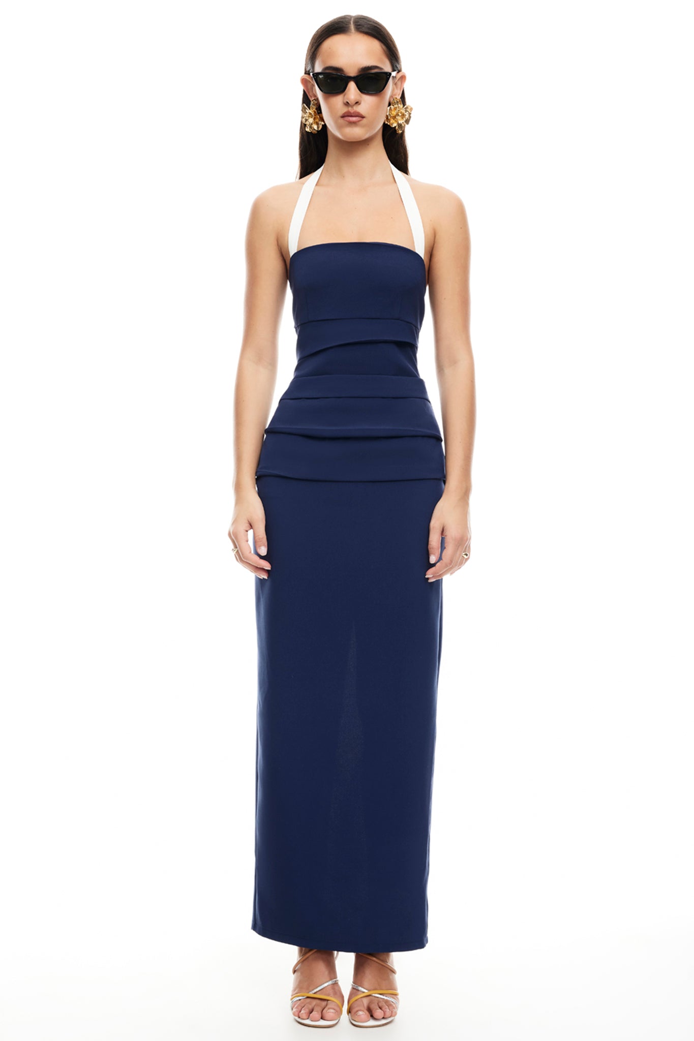 LIONESS 1999 Maxi Dress Navy by Selfie Leslie Australia