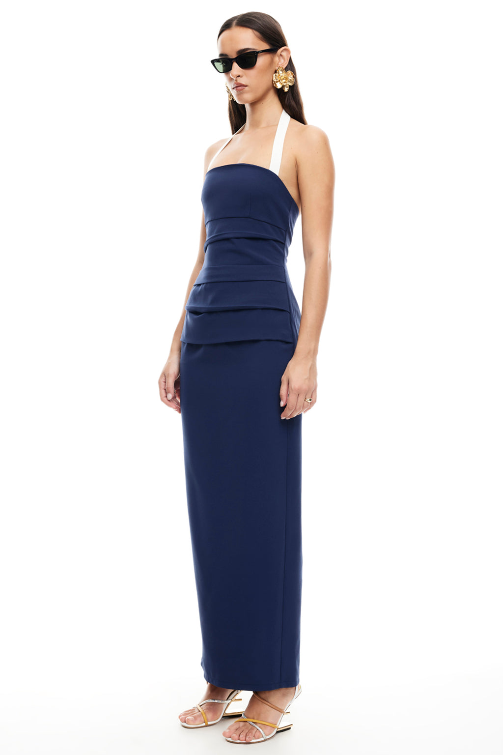 LIONESS 1999 Maxi Dress Navy by Selfie Leslie Australia