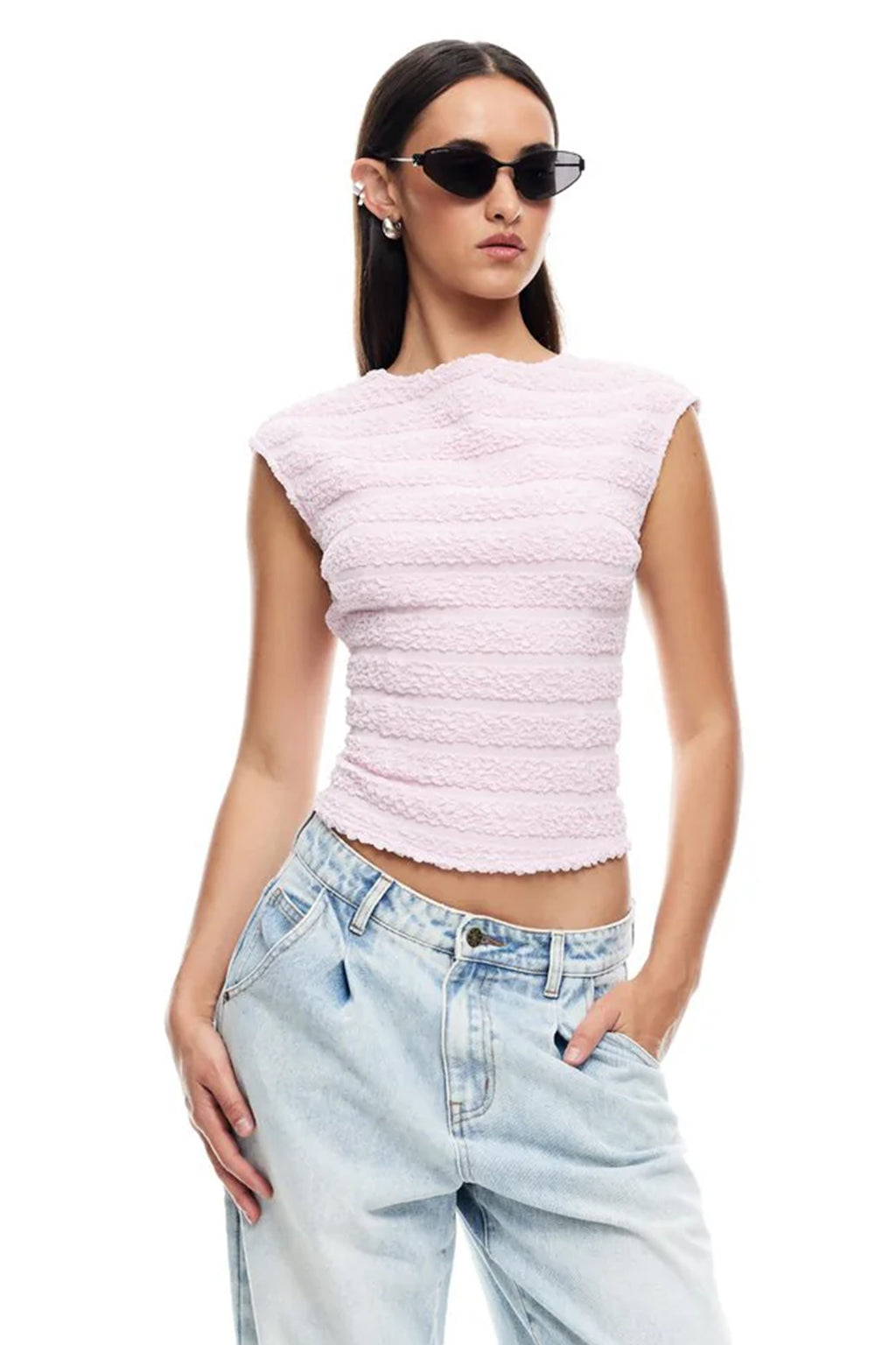 LIONESS Uno Tie Top Blush by Selfie Leslie Australia