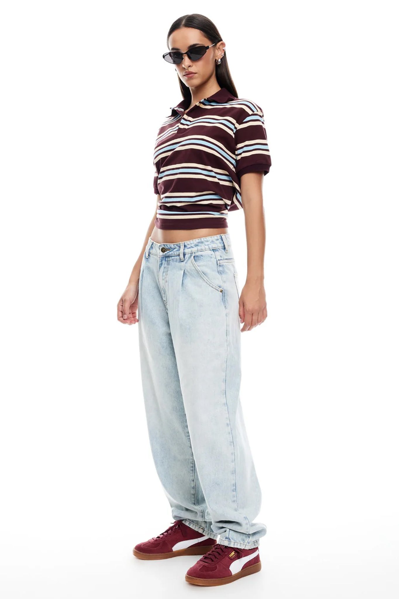 LIONESS Leisure Polo Chocolate Multi by Selfie Leslie Australia