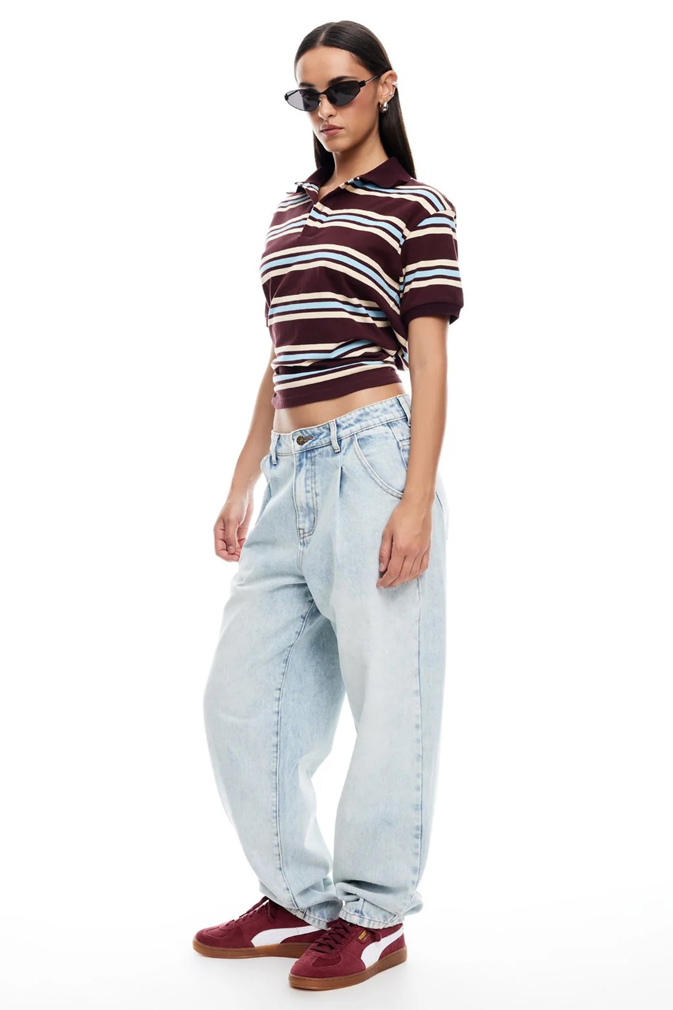 LIONESS Leisure Polo Chocolate Multi by Selfie Leslie Australia