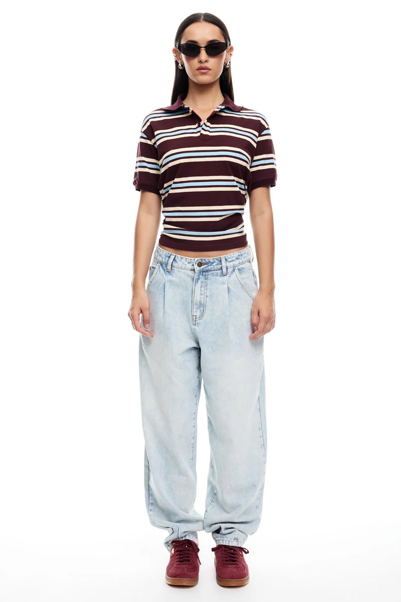 LIONESS Leisure Polo Chocolate Multi by Selfie Leslie Australia