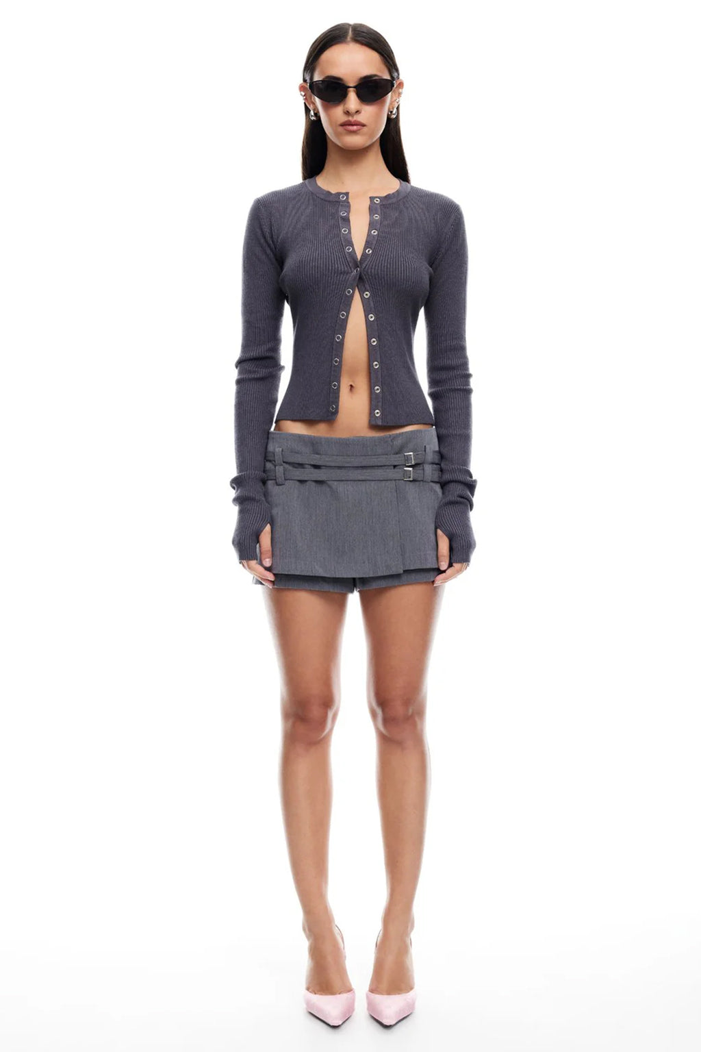 LIONESS Deuce Skort Grey by Selfie Leslie Australia