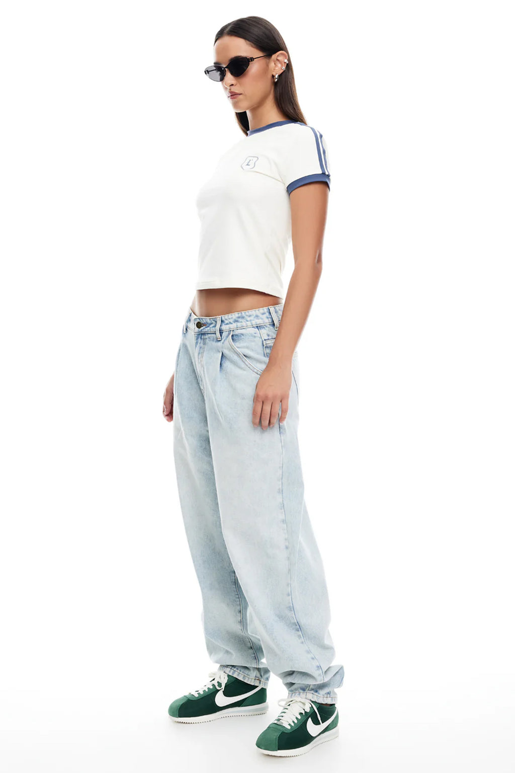 LIONESS On My Way Denim Jeans Light Denim by Selfie Leslie Australia