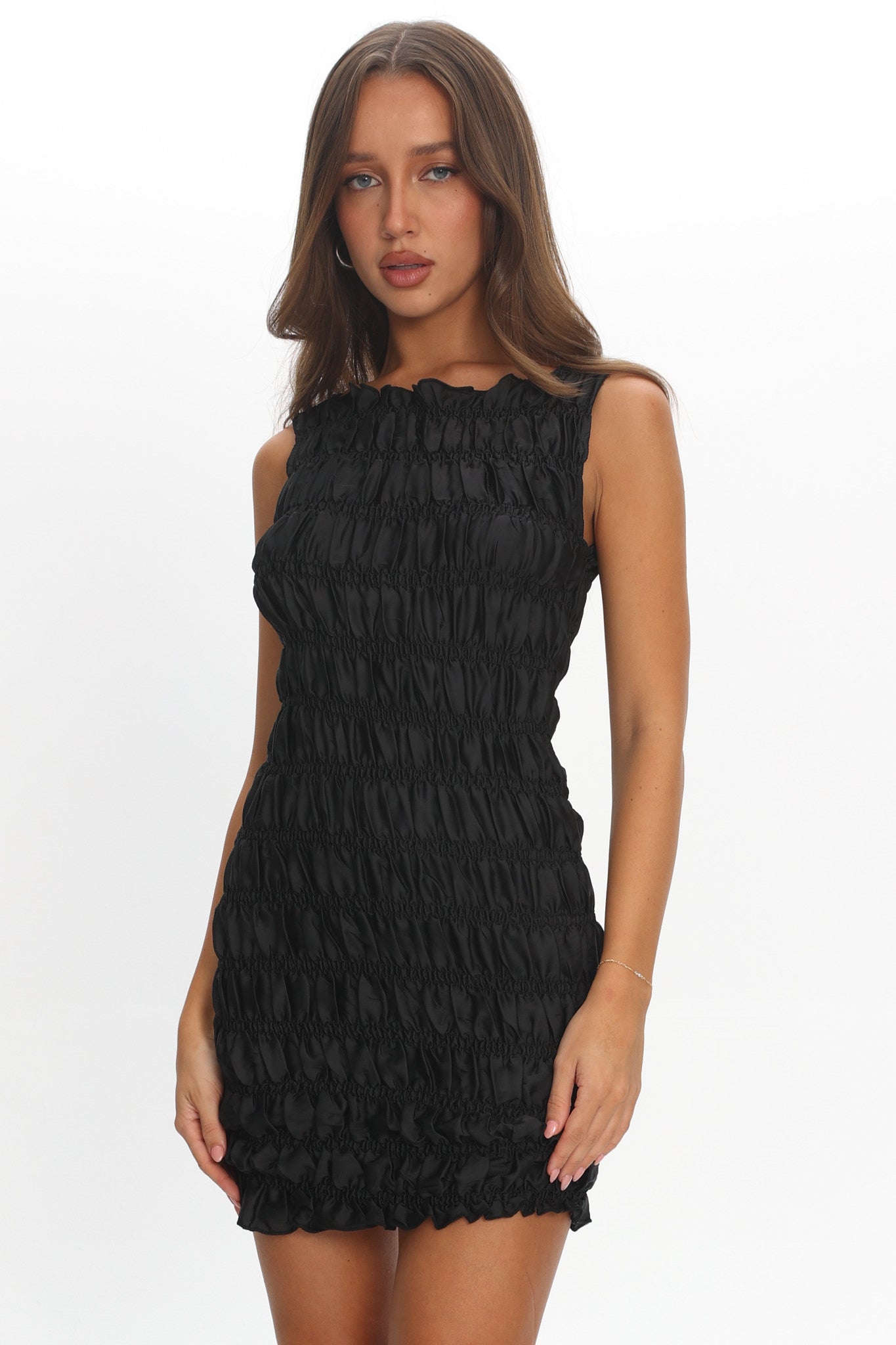 LIONESS Guccio Mini Dress Onyx by Selfie Leslie Australia