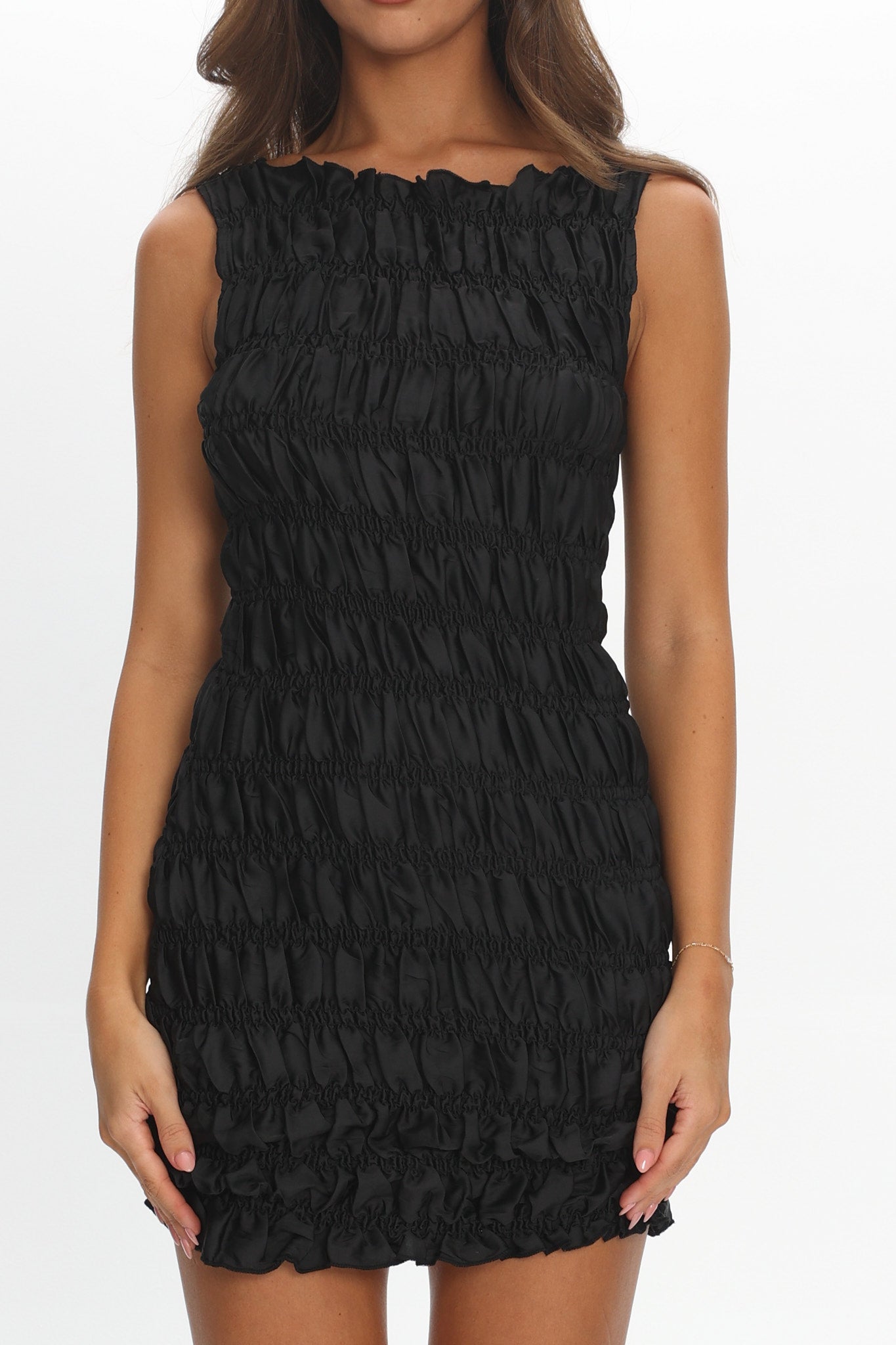 LIONESS Guccio Mini Dress Onyx by Selfie Leslie Australia