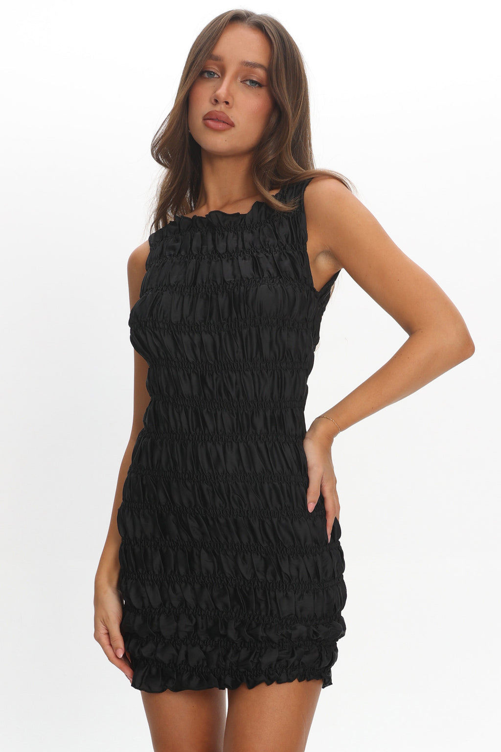 LIONESS Guccio Mini Dress Onyx by Selfie Leslie Australia