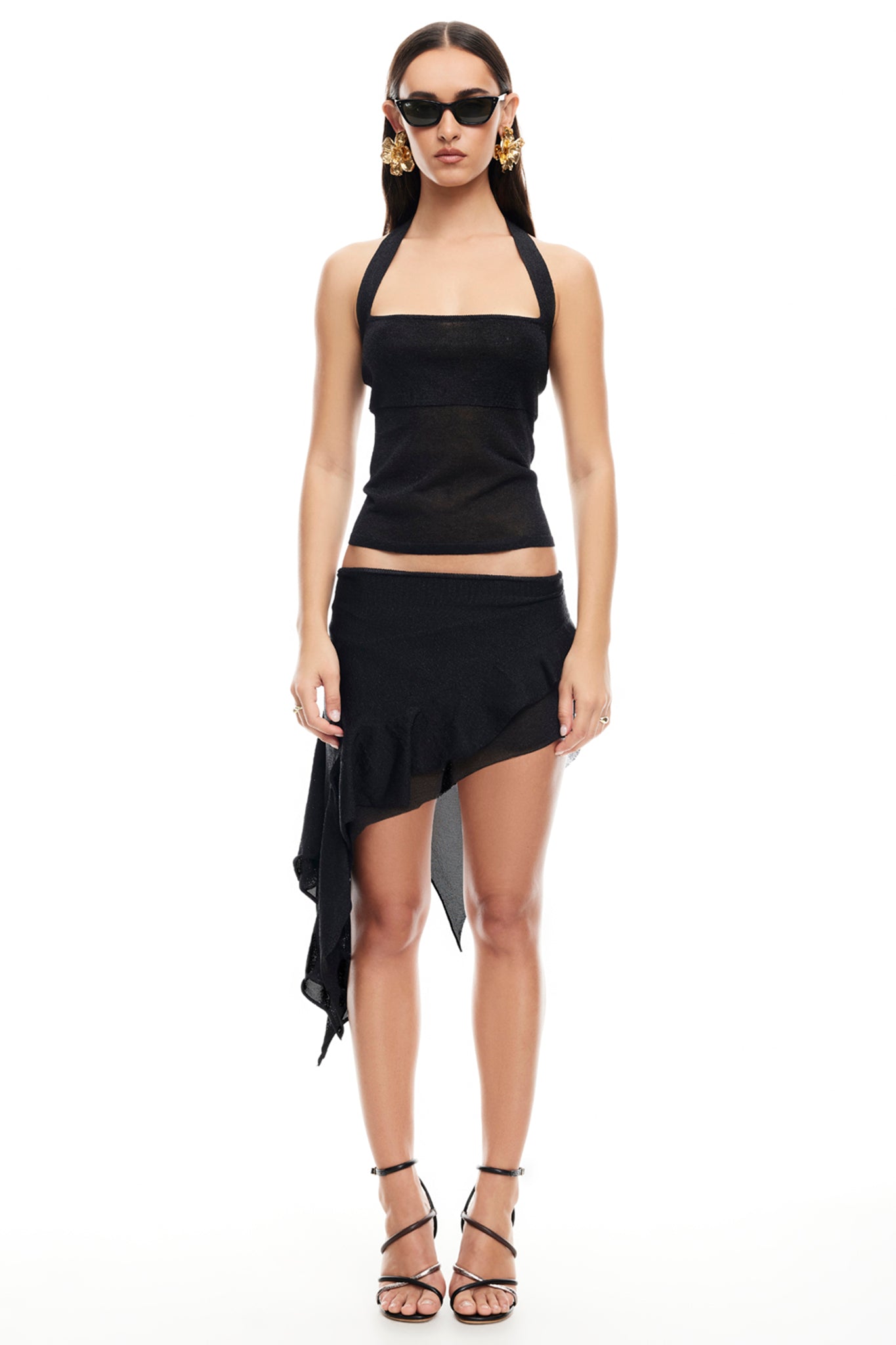 LIONESS Palisades Mini Skirt Onyx by Selfie Leslie Australia