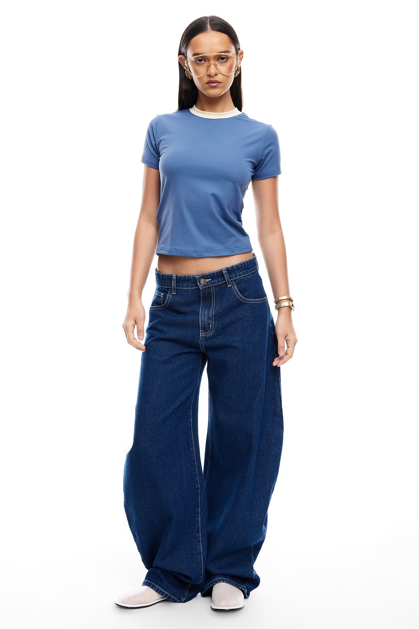 LIONESS Horseshoe Jeans Dark Denim by Selfie Leslie Australia