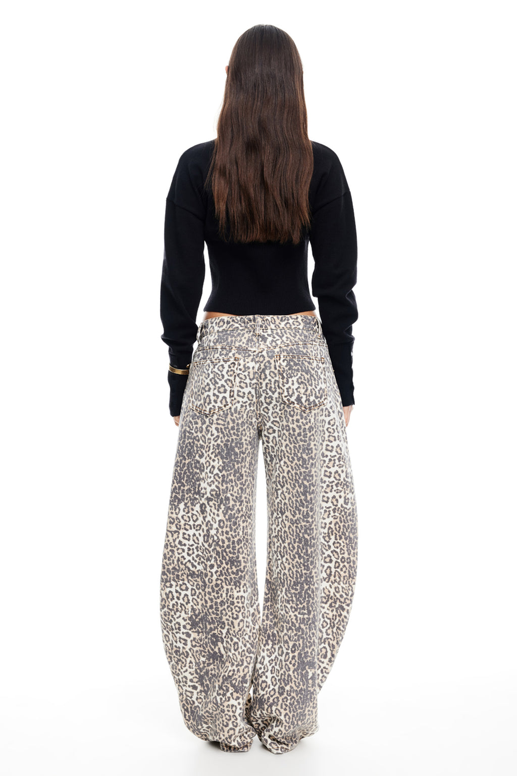 LIONESS Horseshoe Jeans Leopard Fade by Selfie Leslie Australia