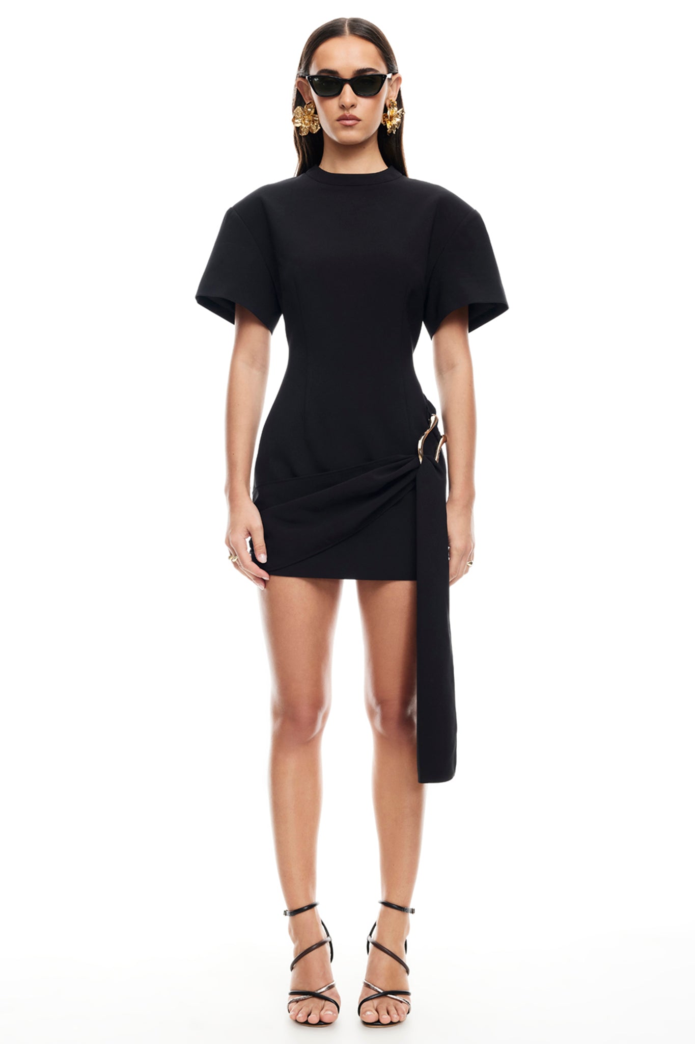 LIONESS Martini Mini Dress Onyx by Selfie Leslie Australia